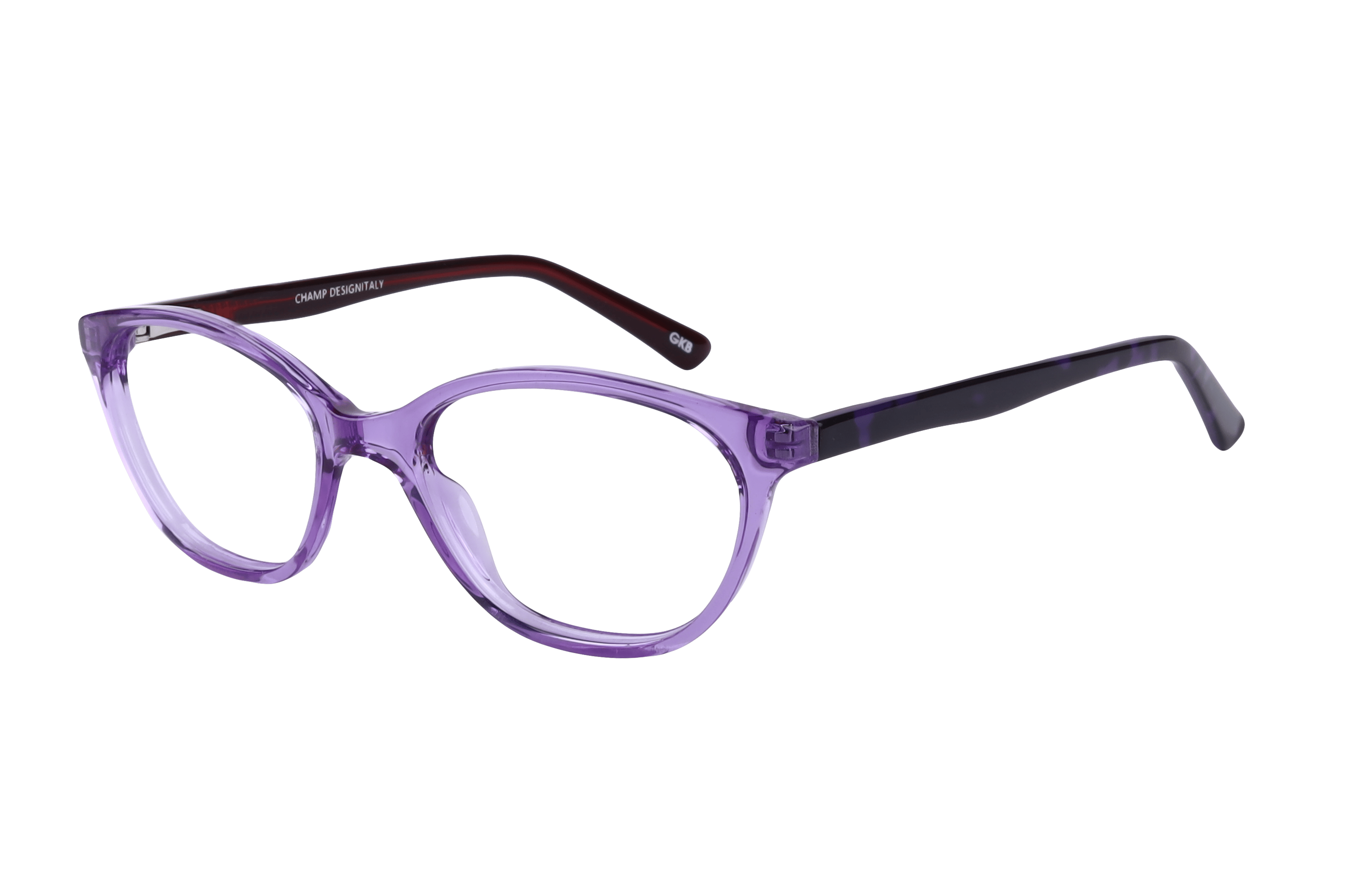 Champ ACT-606 Frame Purple Kids Full Shell — Blue frame