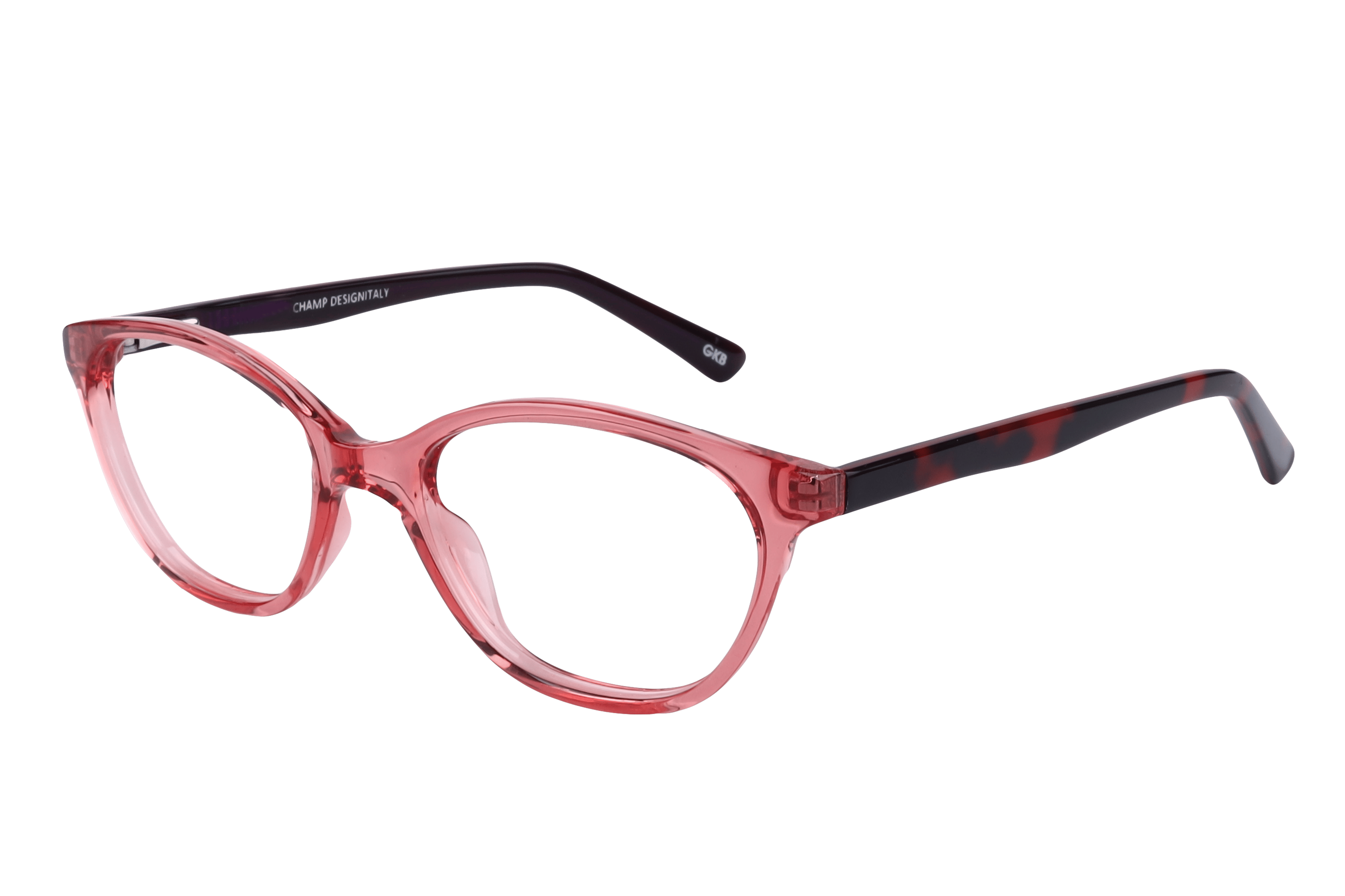Champ ACT-606 Frame Transparent Pink Kids Full Shell — Transparent Pink frame