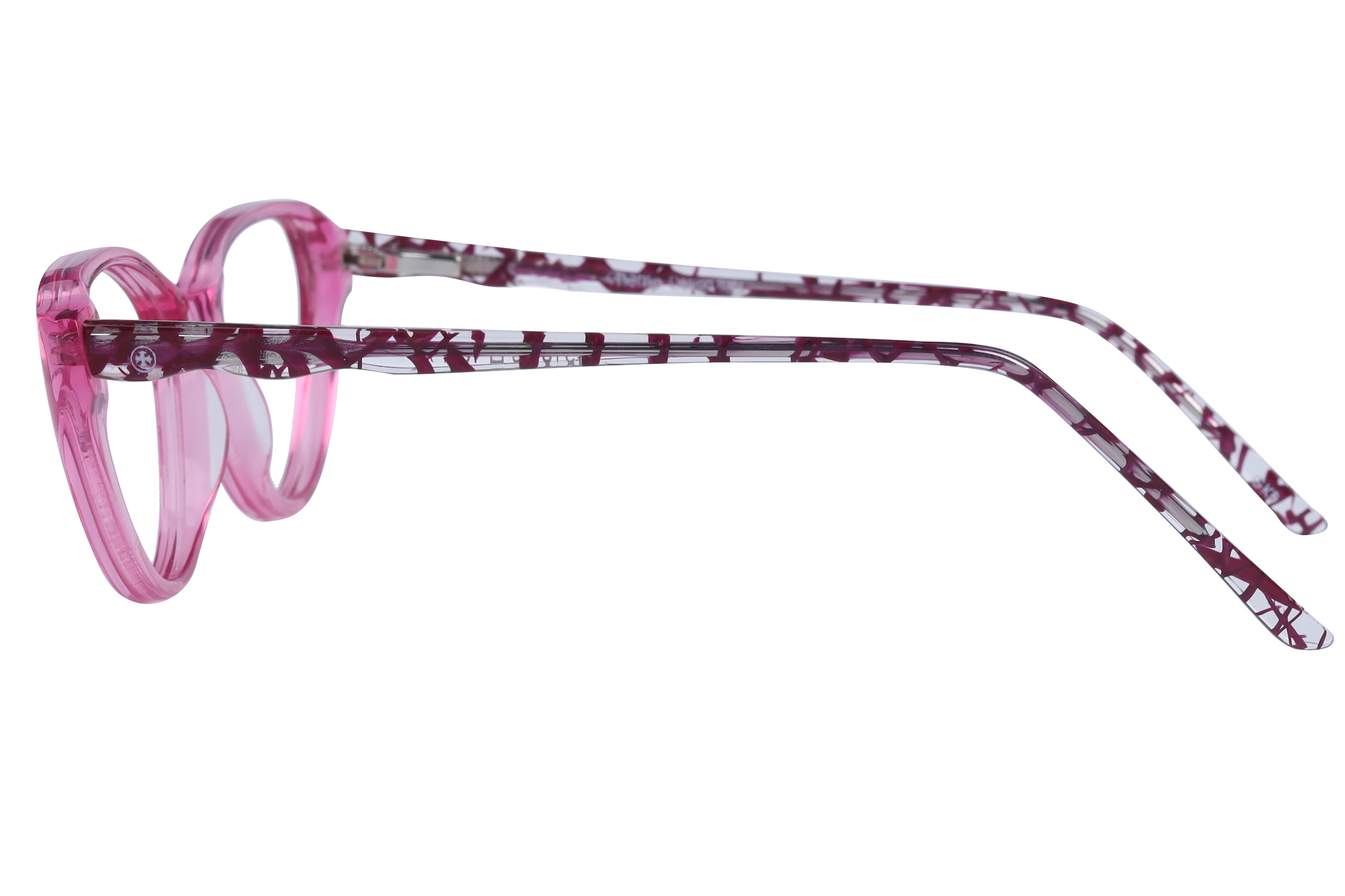 Champ 4318 Frame Pink Kids Full Shell Frame — Pink frame — view 3