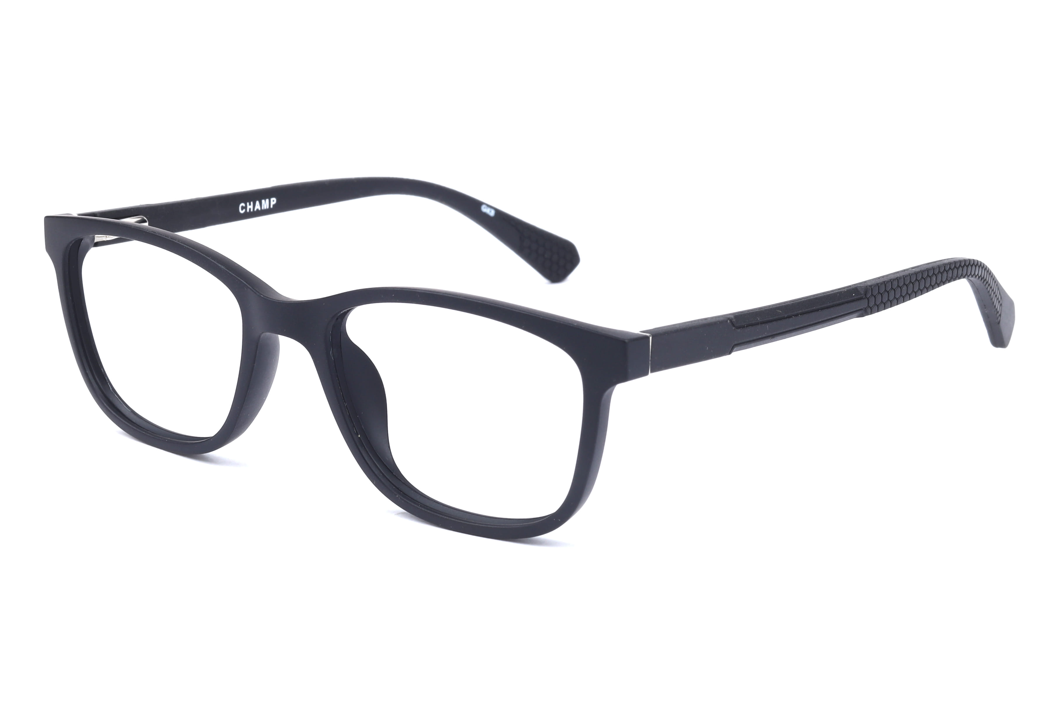 Champ ACT-618 Frame Matt Black Kids Full Shell Frame — Matt Black frame — view 1