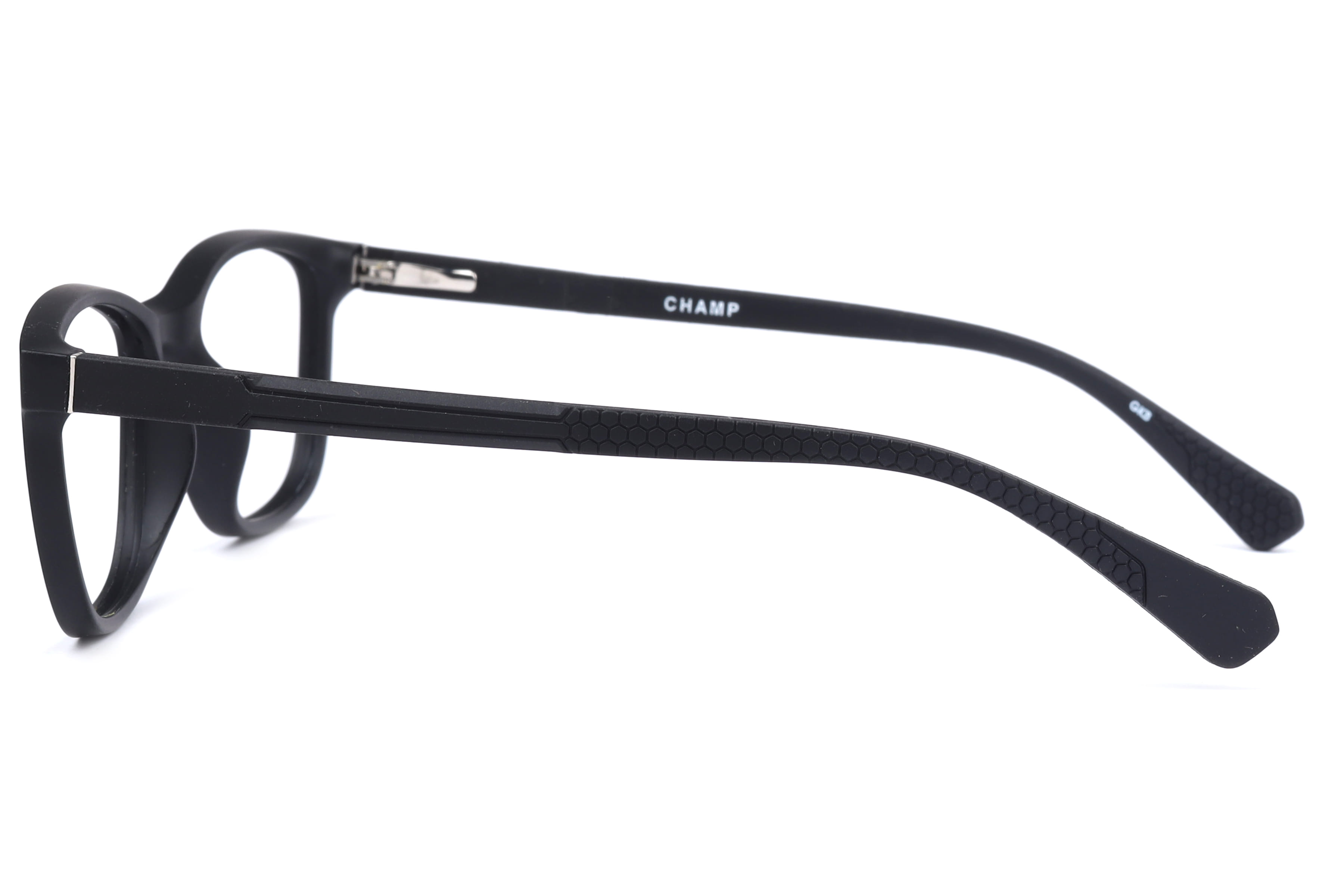 Champ ACT-618 Frame Matt Black Kids Full Shell Frame — Matt Black frame — view 2