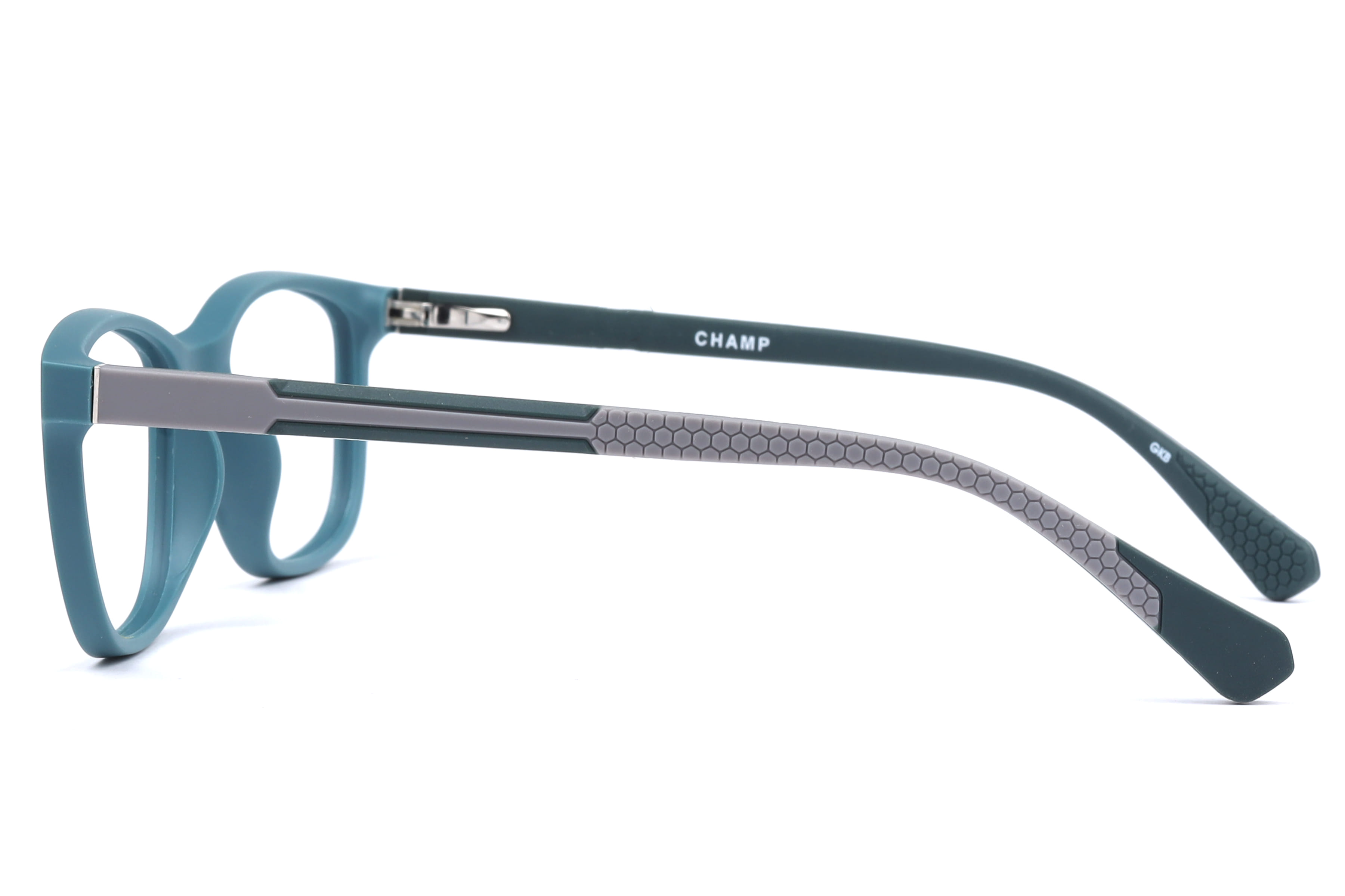 Champ ACT-618 Frame Matt Blue Kids Full Shell Frame — Matt Blue frame — view 3