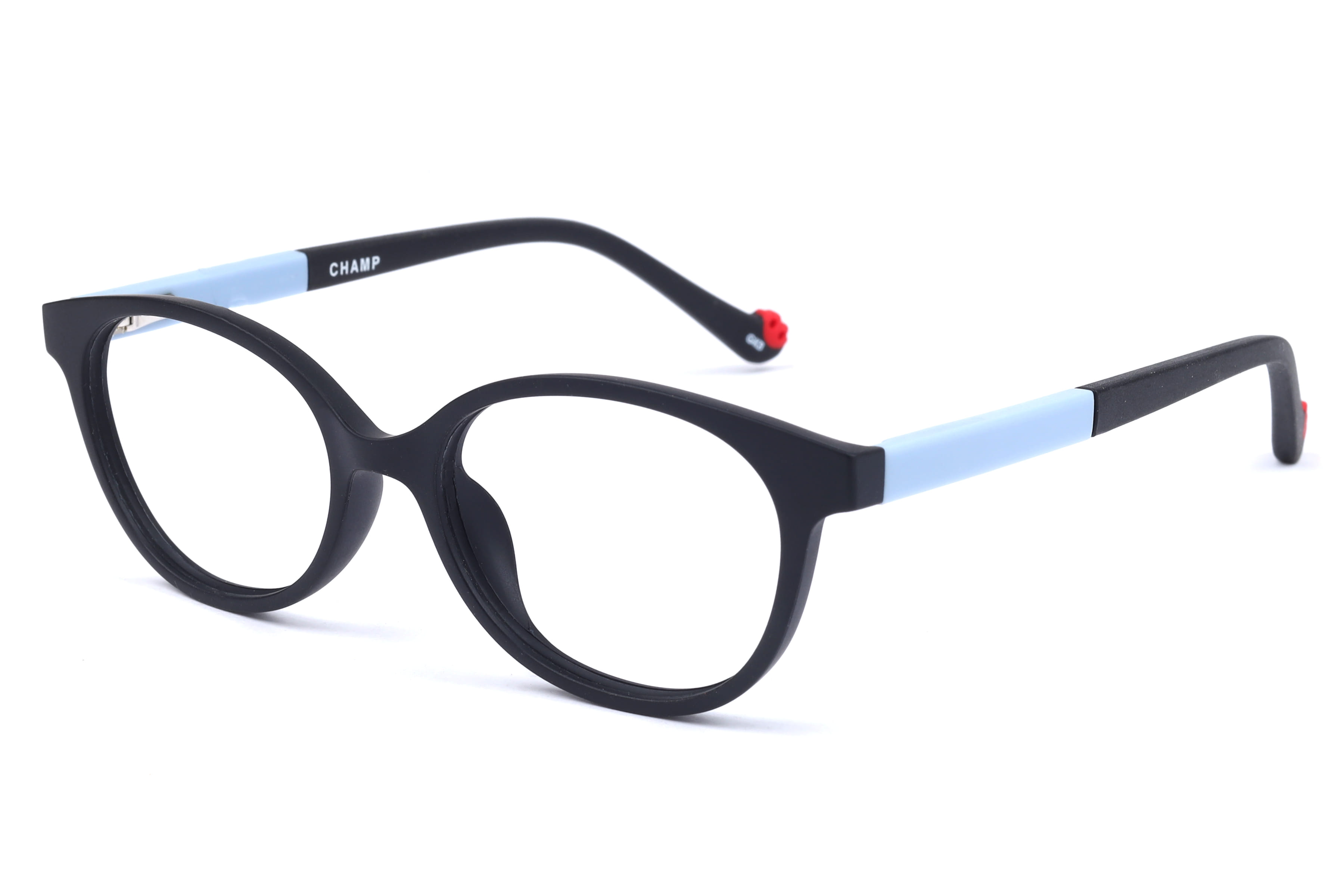Champ ACT-620 Frame Matt Black Kids Full Shell Frame — Matt Black frame — view 1