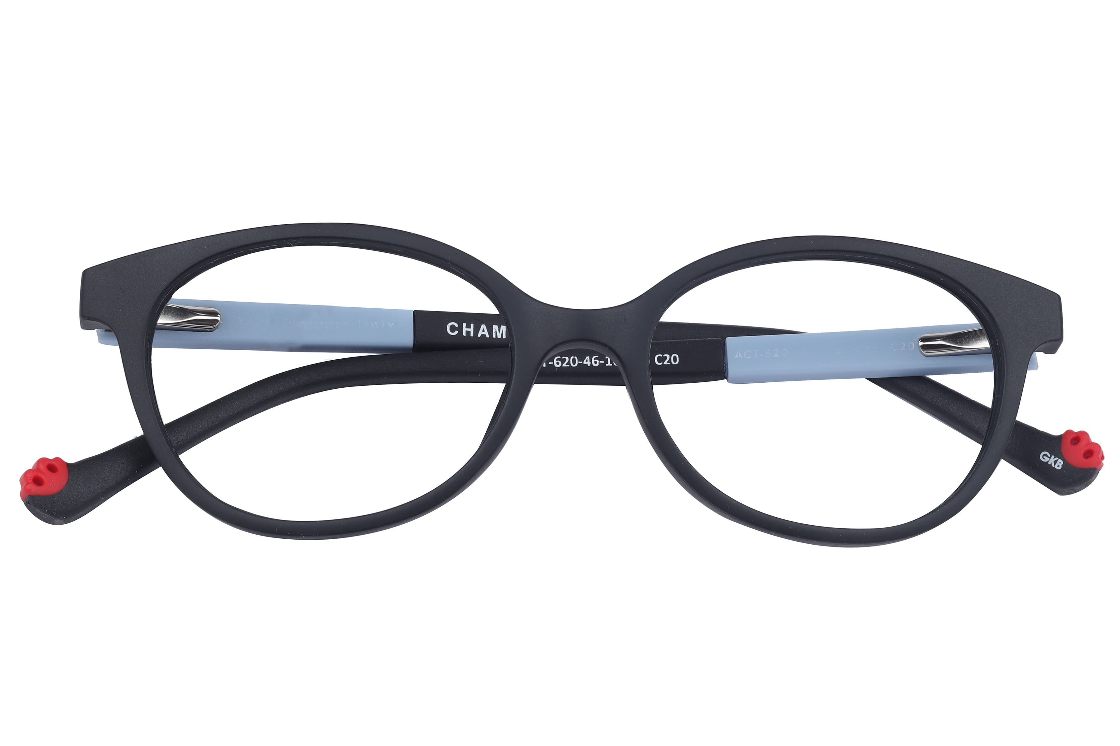 Champ ACT-620 Frame Matt Black Kids Full Shell Frame — Matt Black frame — view 4