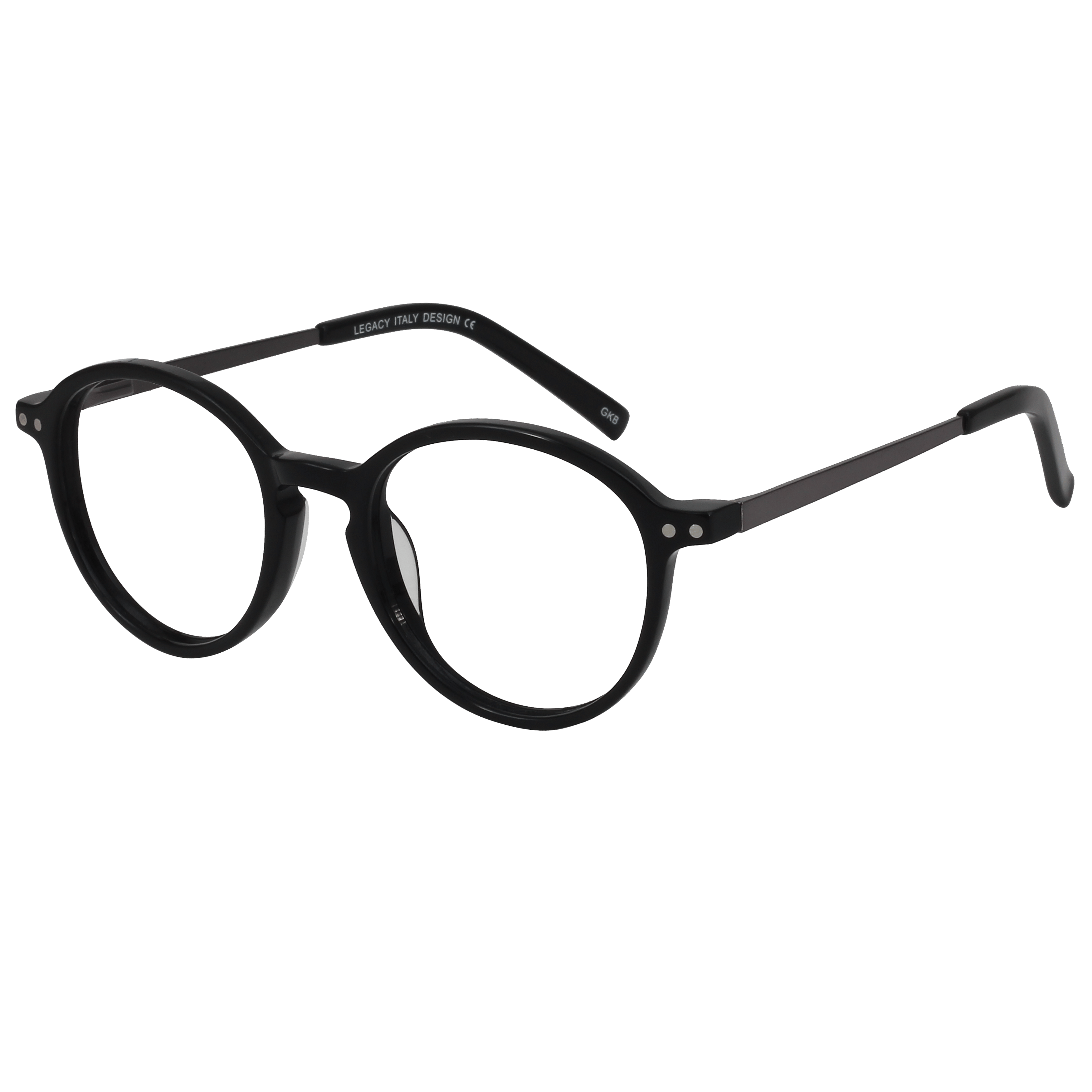 Inspira F1714N Frame Black Unisex Full Metal — Black frame