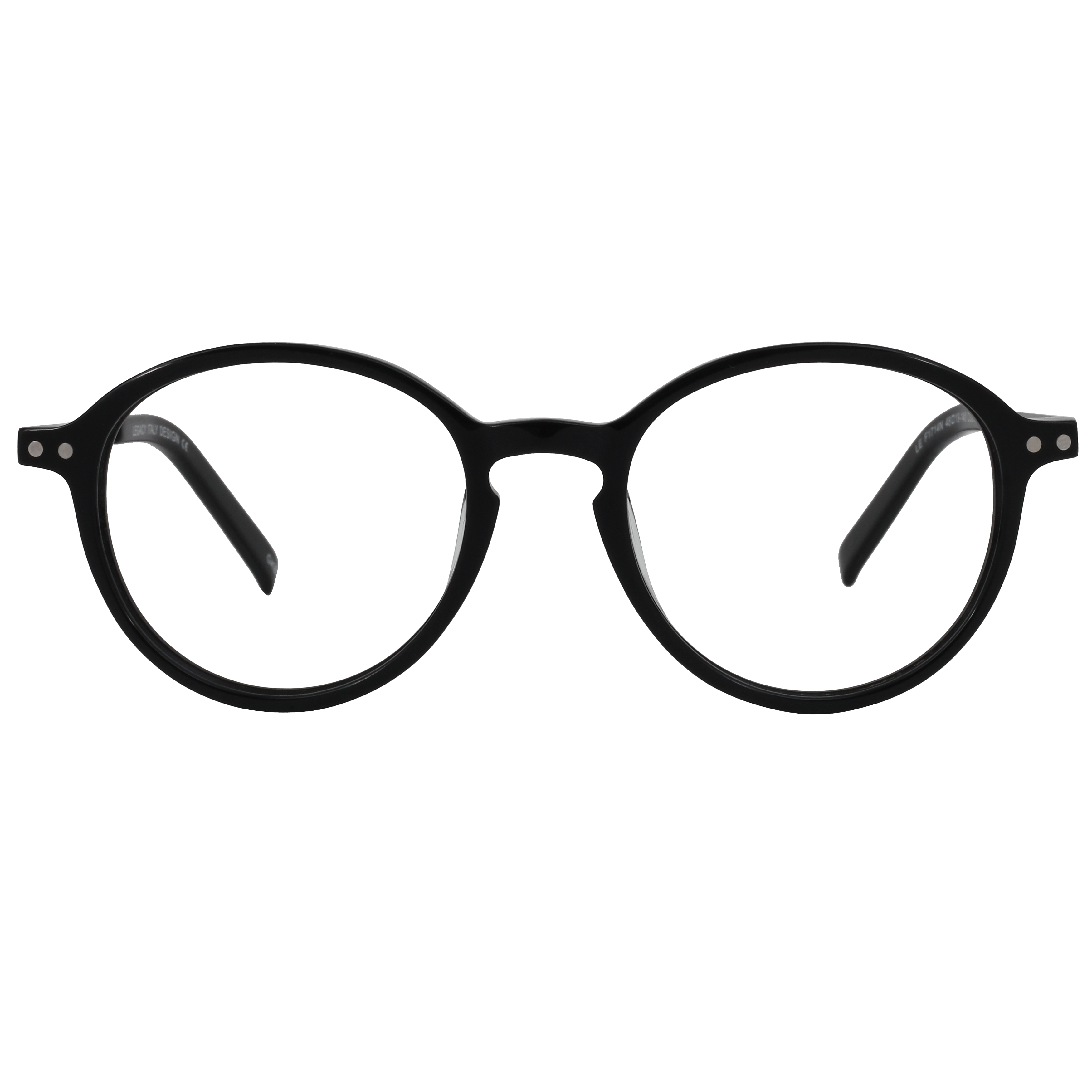 Inspira F1714N Frame Black Unisex Full Metal Frame — Black frame — view 2