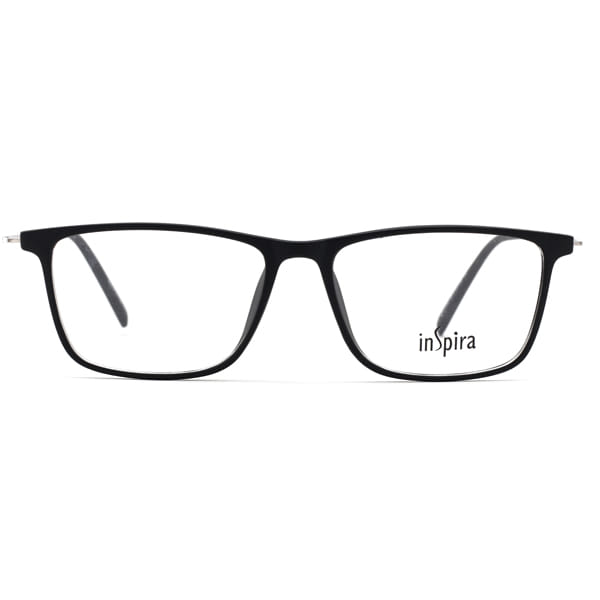 Inspira 0617HK Frame Black Male Full Metal Frame — Black frame — view 3