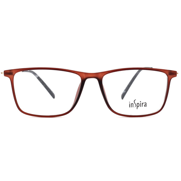 Inspira 0617HK Frame Brown Male Full Metal — Black frame