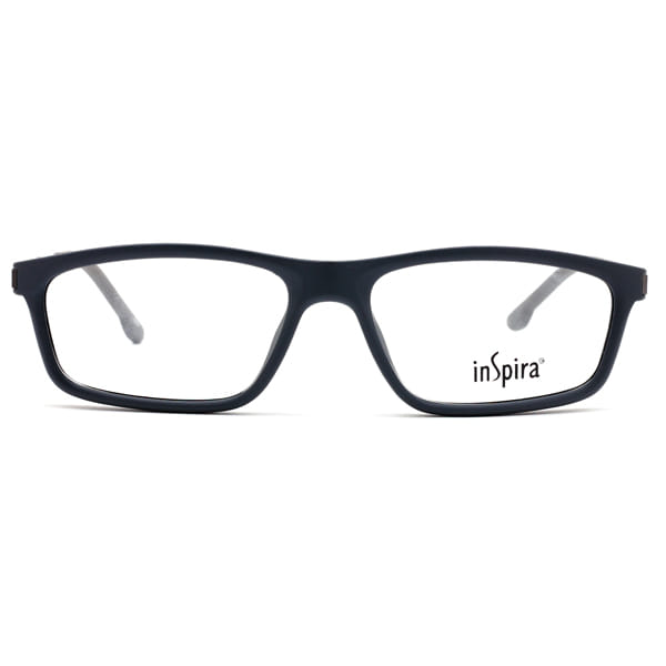 Inspira 2117K Frame Grey Male Full Metal Frame — Grey frame — view 3