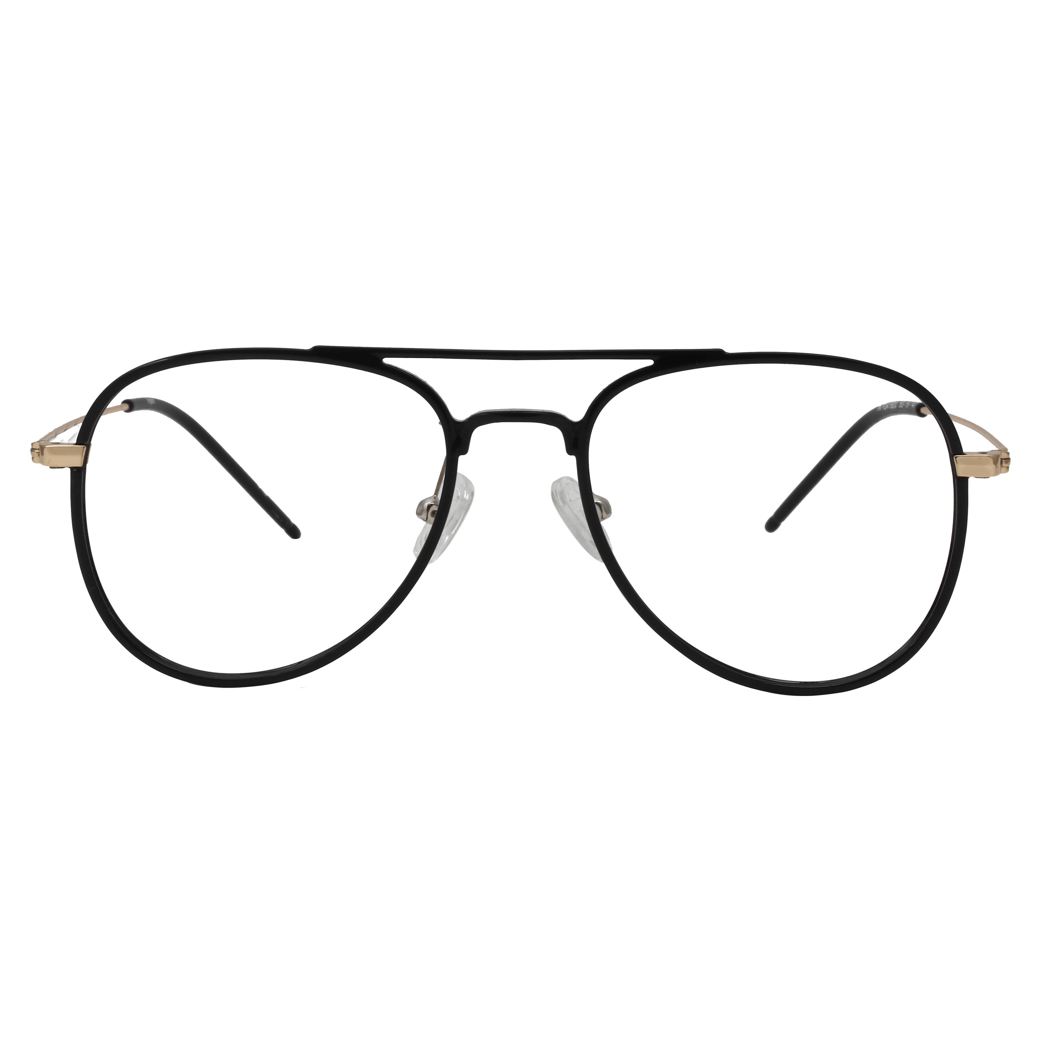 Inspira 0419DO Frame Black Unisex Full Metal Frame — Black frame — view 3
