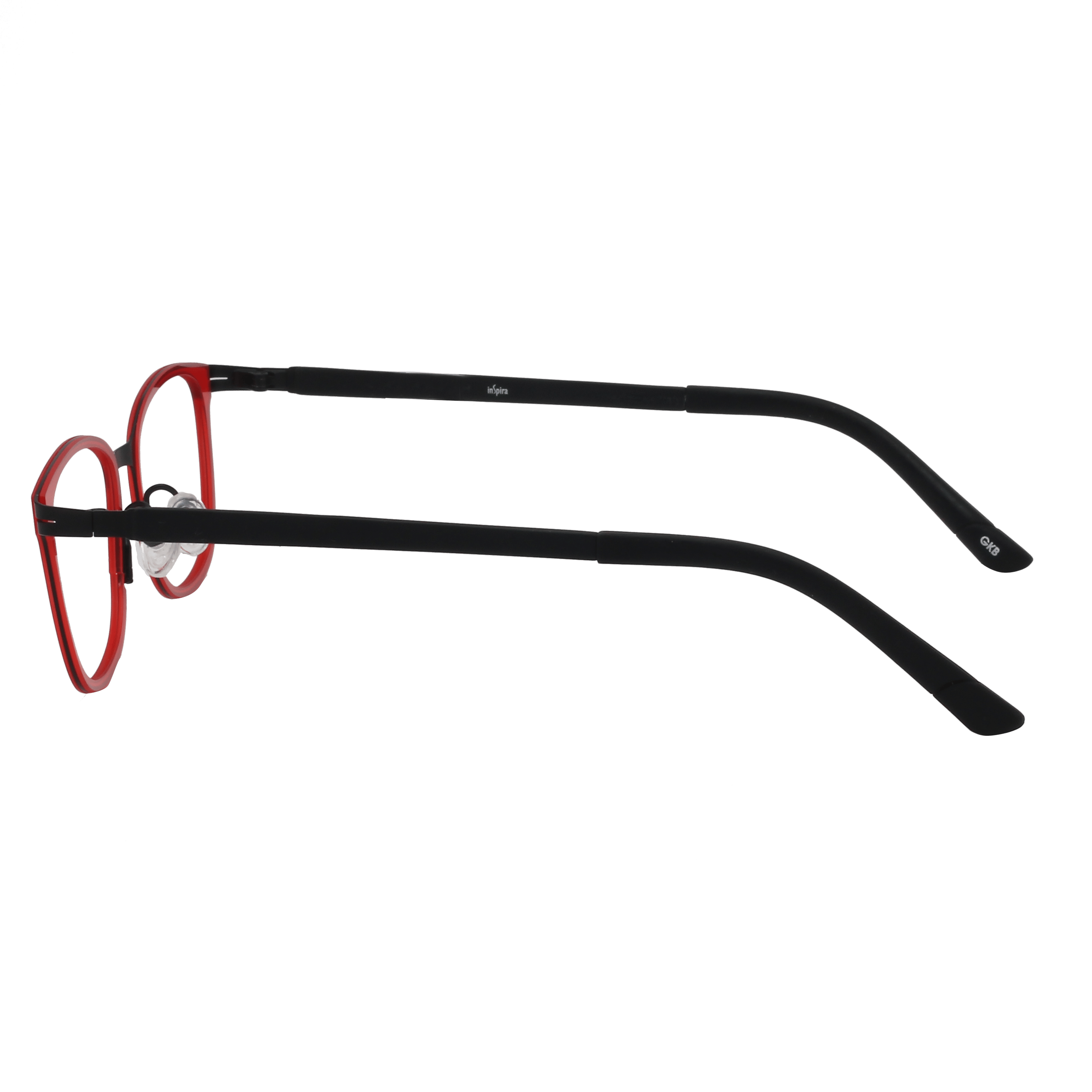 Inspira 1119DO/7044 Frame Red Unisex Full Shell Frame — Red frame — view 6