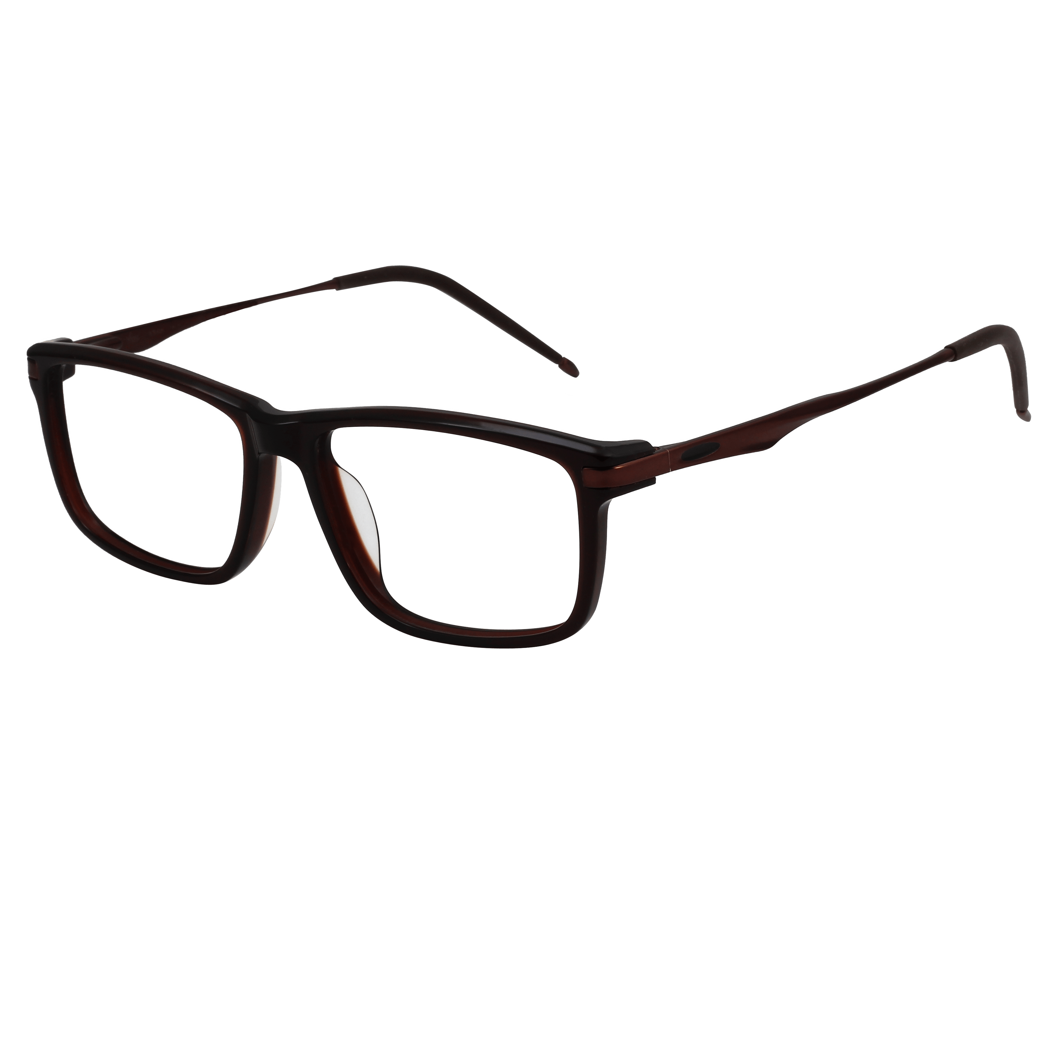 Inspira 0518D Frame Brown Male Full Metal Frame — Brown frame — view 2