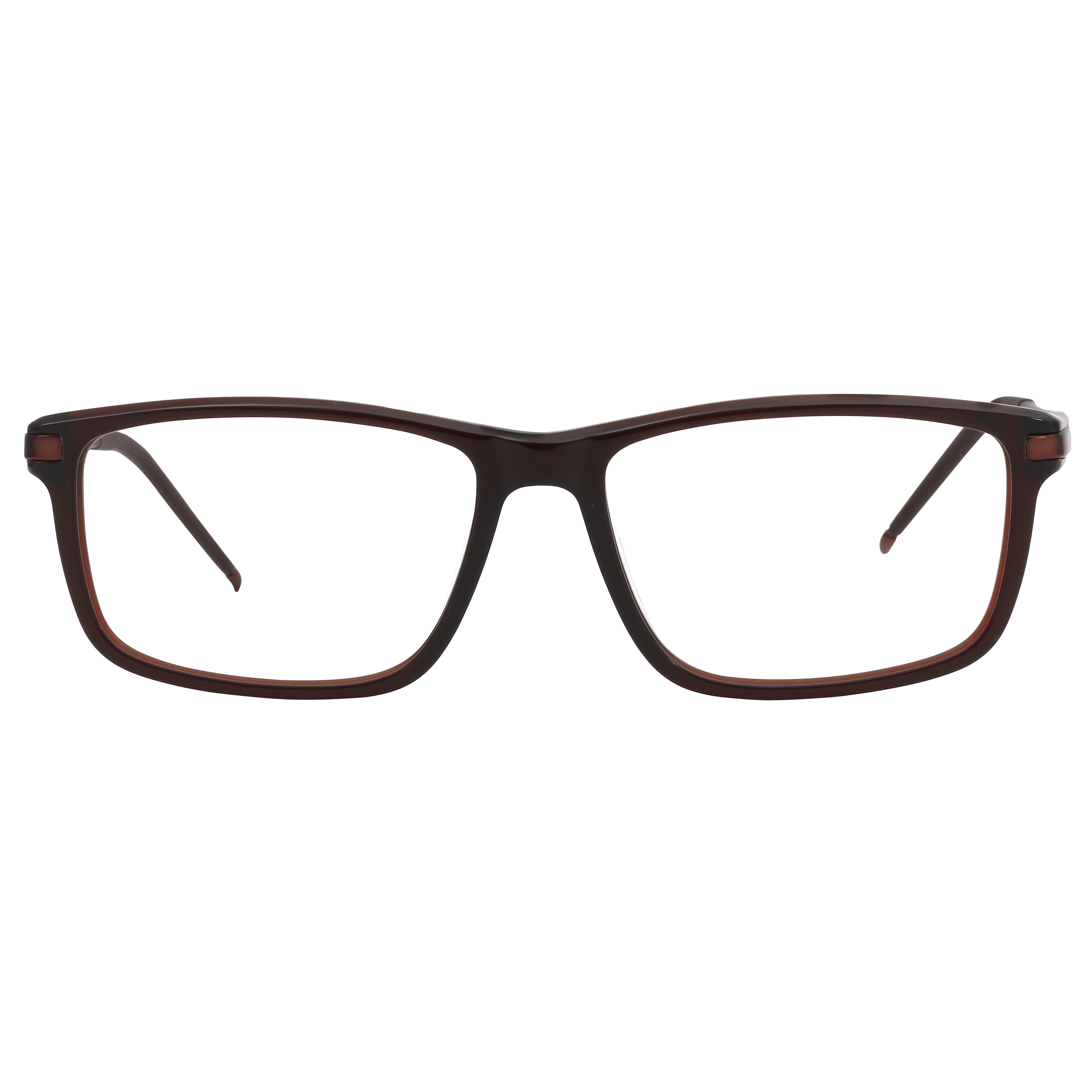 Inspira 0518D Frame Brown Male Full Metal Frame — Brown frame — view 4