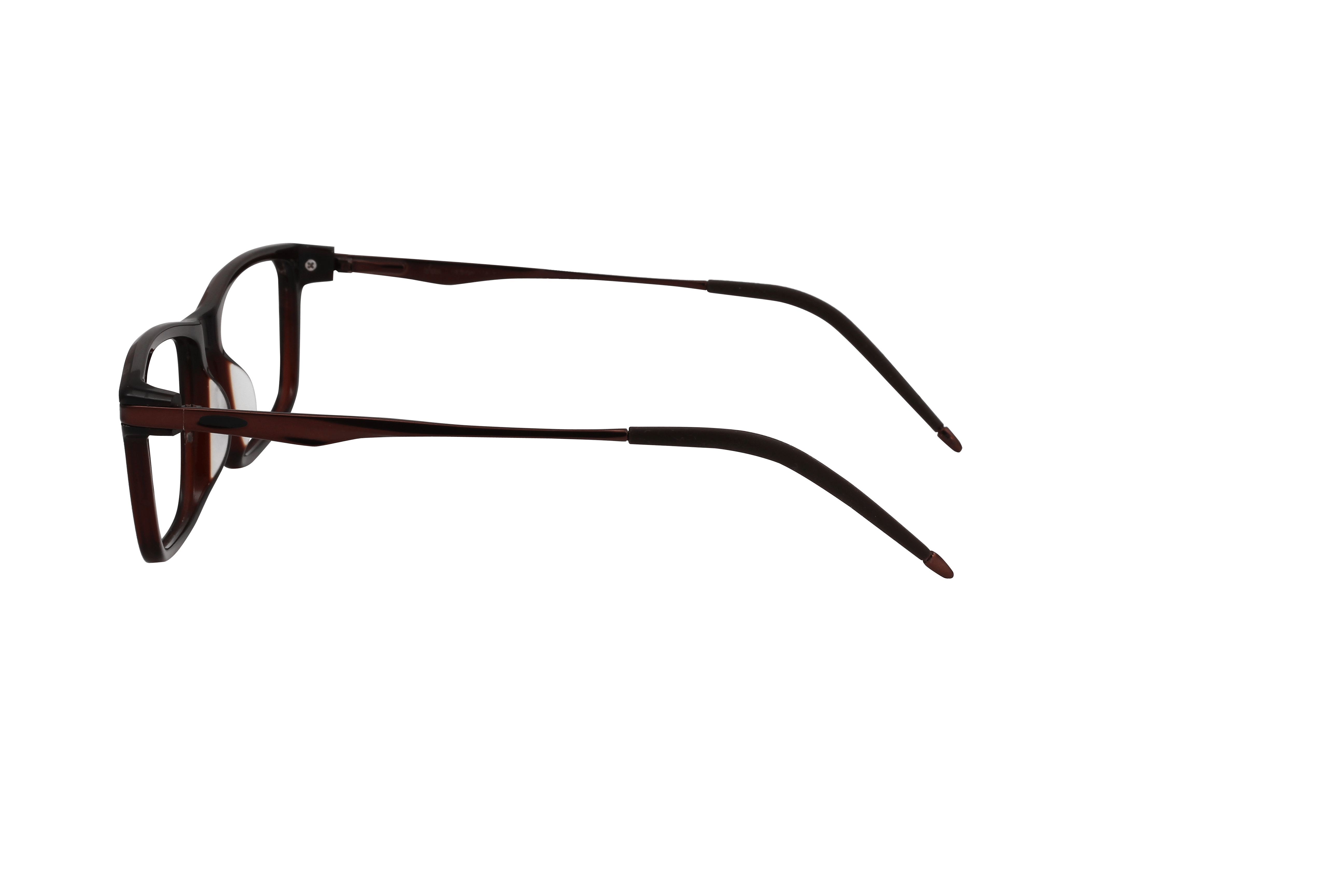 Inspira 0518D Frame Brown Male Full Metal Frame — Brown frame — view 6