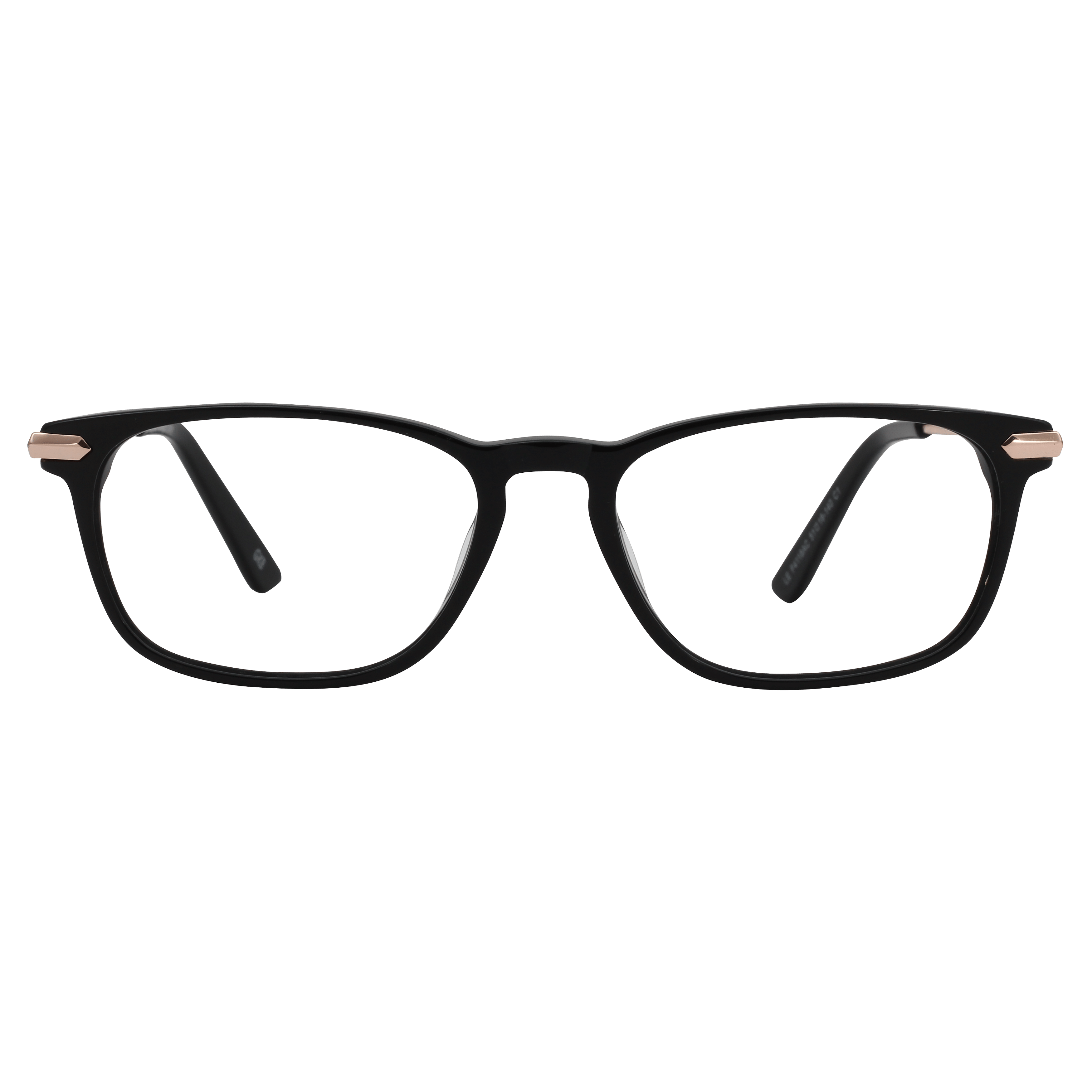 Inspira 4118AC Frame Black Unisex Full Metal Frame — Black frame — view 3