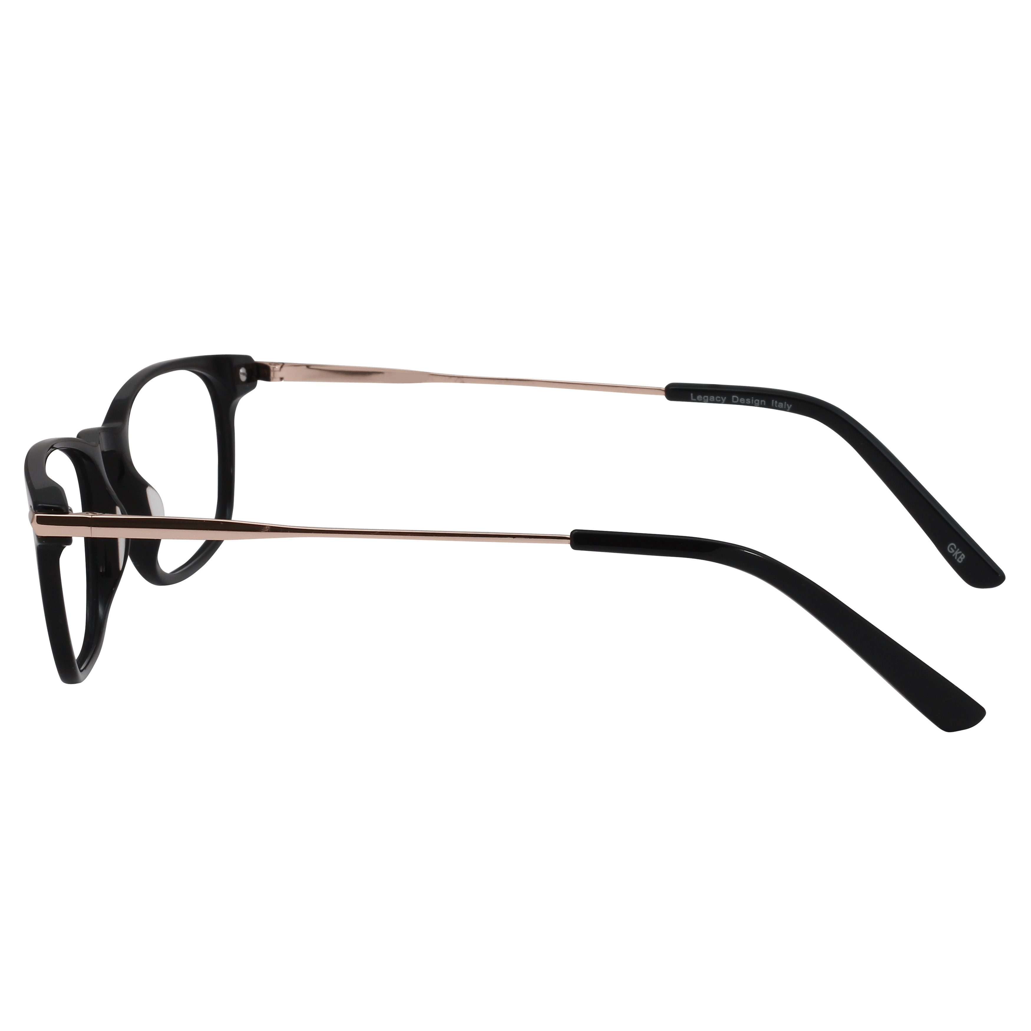 Inspira 4118AC Frame Black Unisex Full Metal Frame — Black frame — view 5