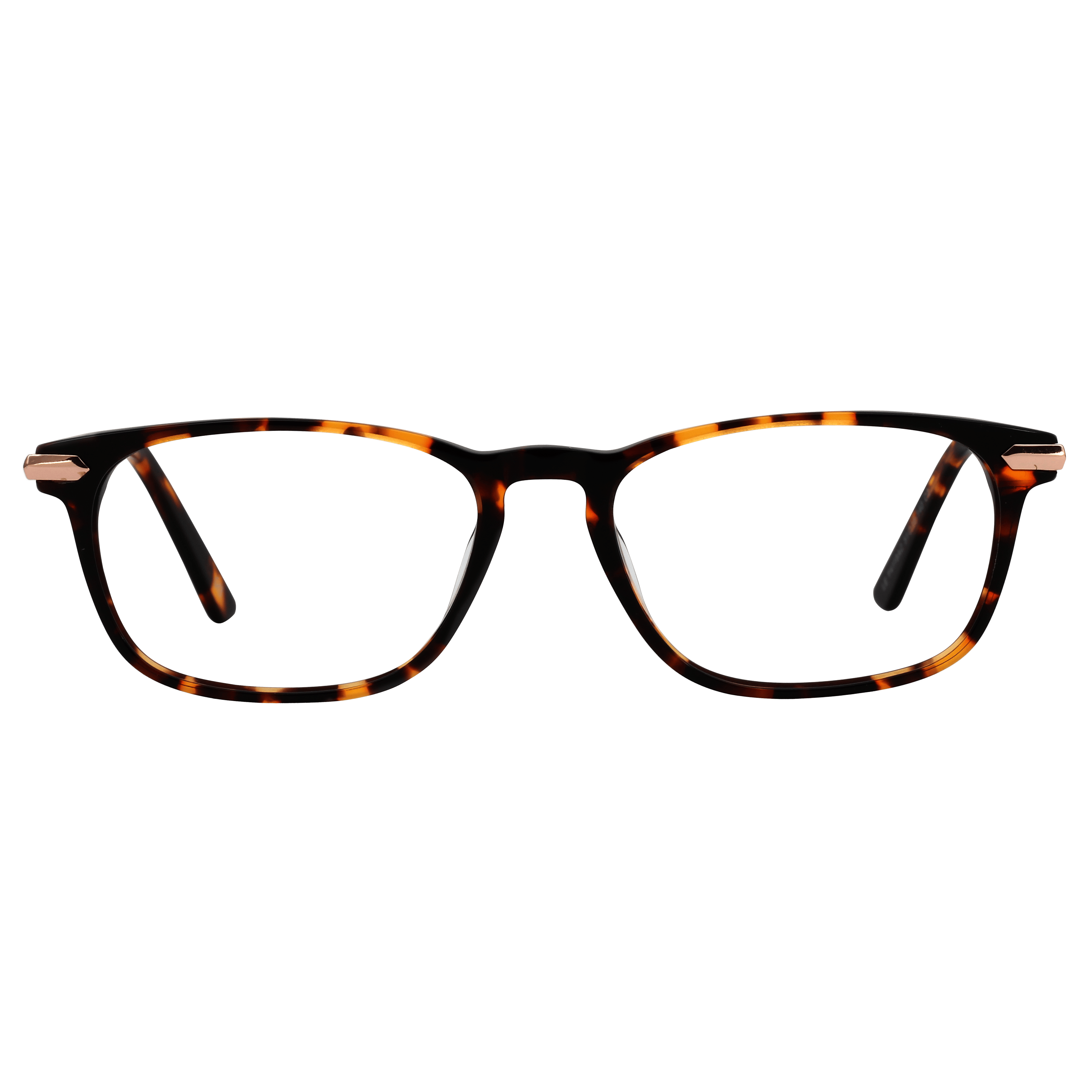 Inspira 4118AC Frame Tortoise Unisex Full Metal Frame — Tortoise frame — view 3