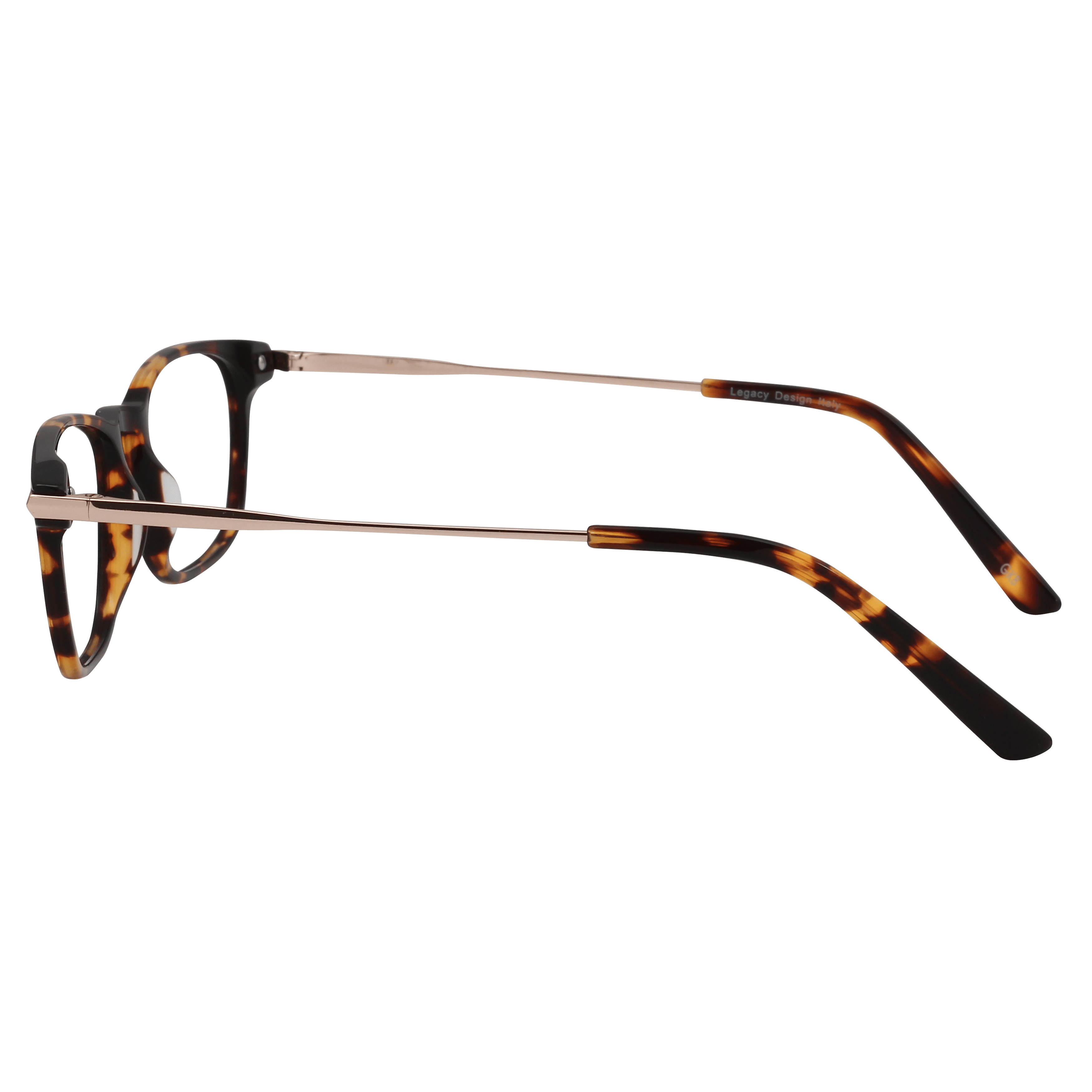 Inspira 4118AC Frame Tortoise Unisex Full Metal Frame — Tortoise frame — view 6