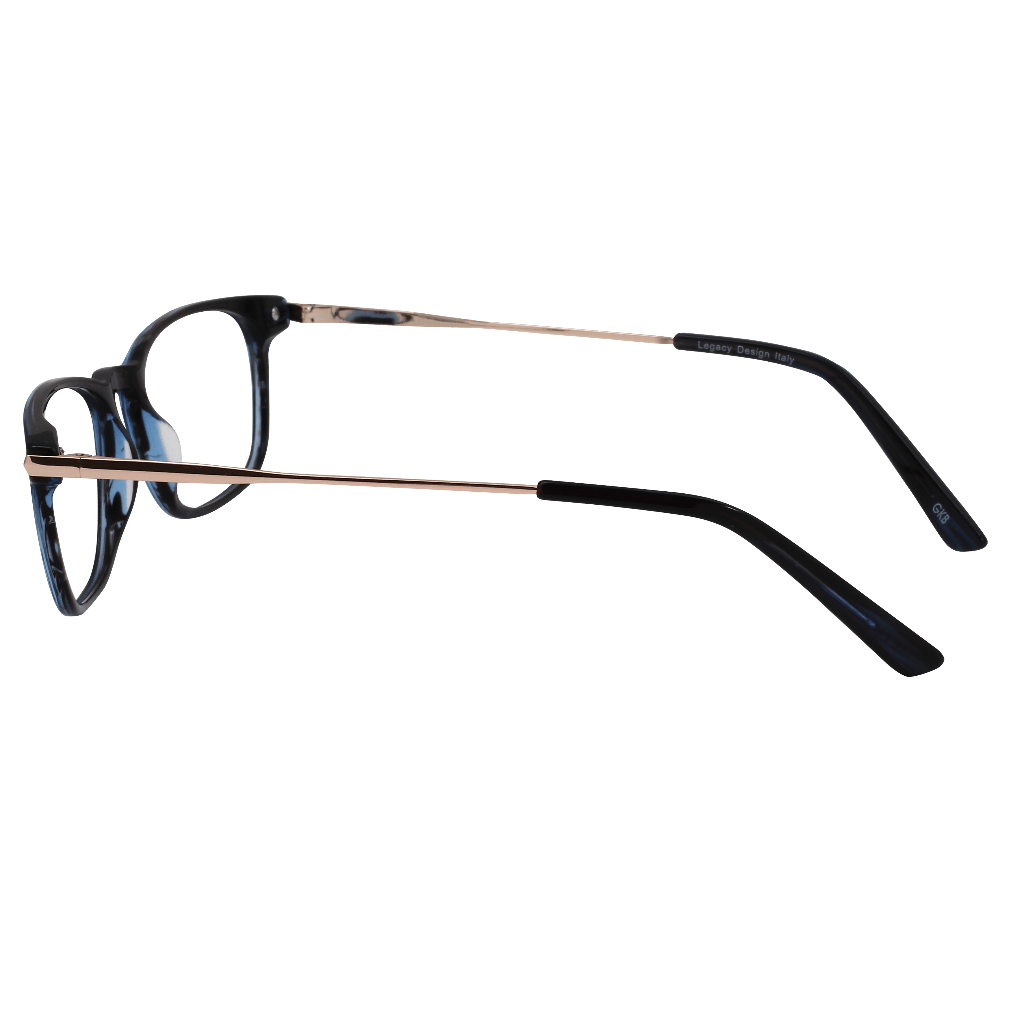 Inspira 4118AC Frame Blue Unisex Full Metal Frame — Blue frame — view 5