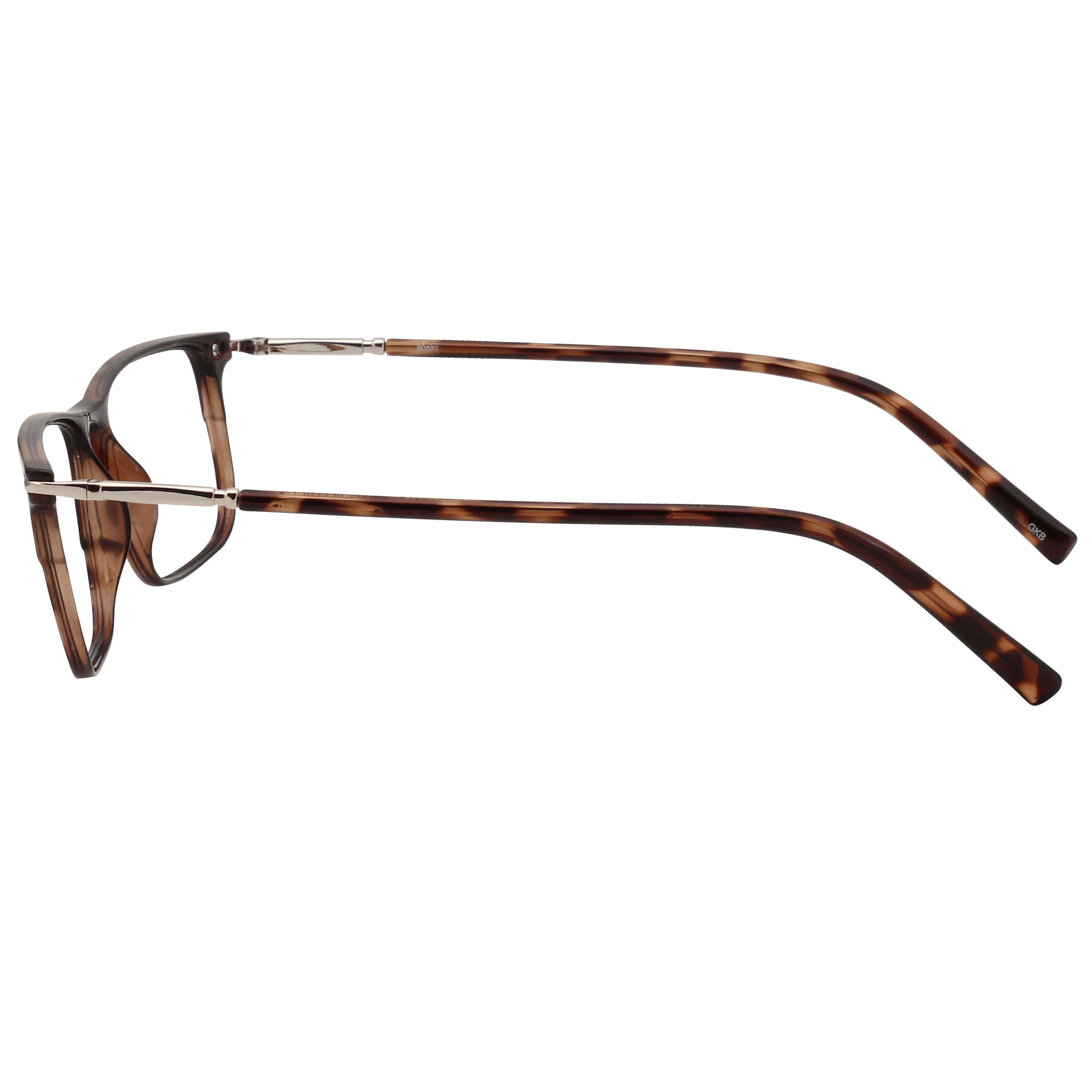 Inspira 2118C Frame Brown Unisex Full Metal Frame — Brown frame — view 7