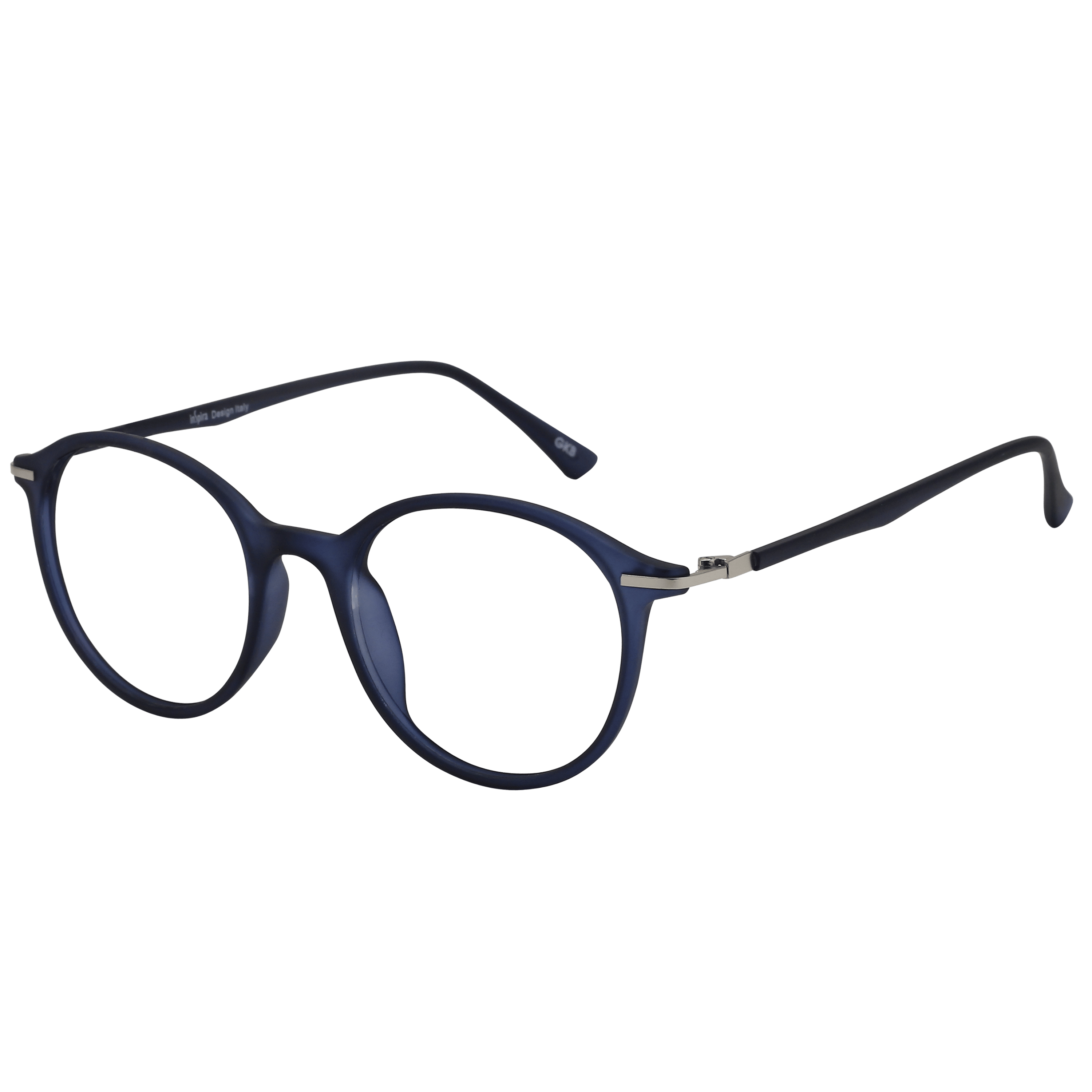 Inspira 6618R Frame Blue Unisex Full Metal Frame — Blue frame — view 2