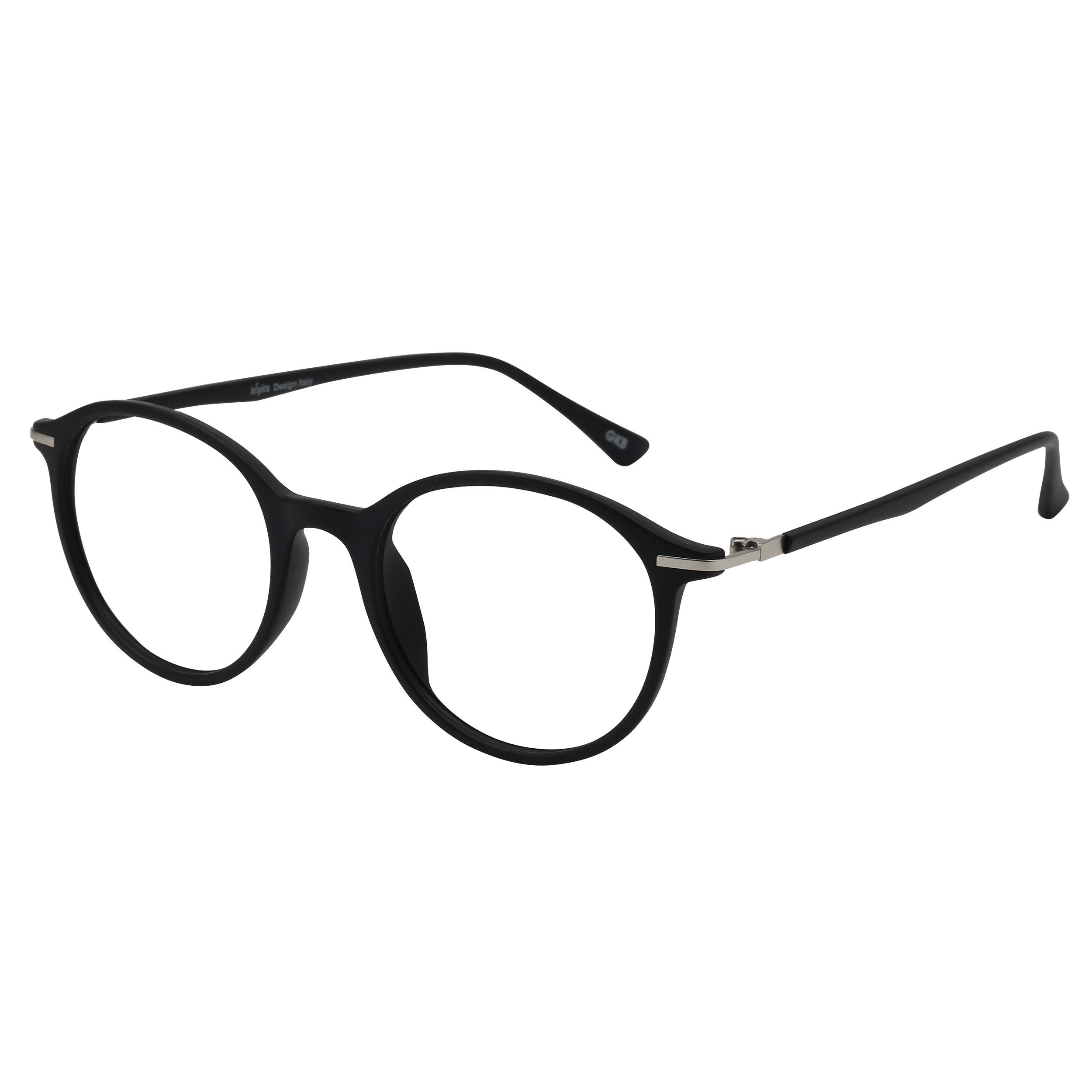 Inspira 6618R Frame Black Unisex Full Metal — Black frame