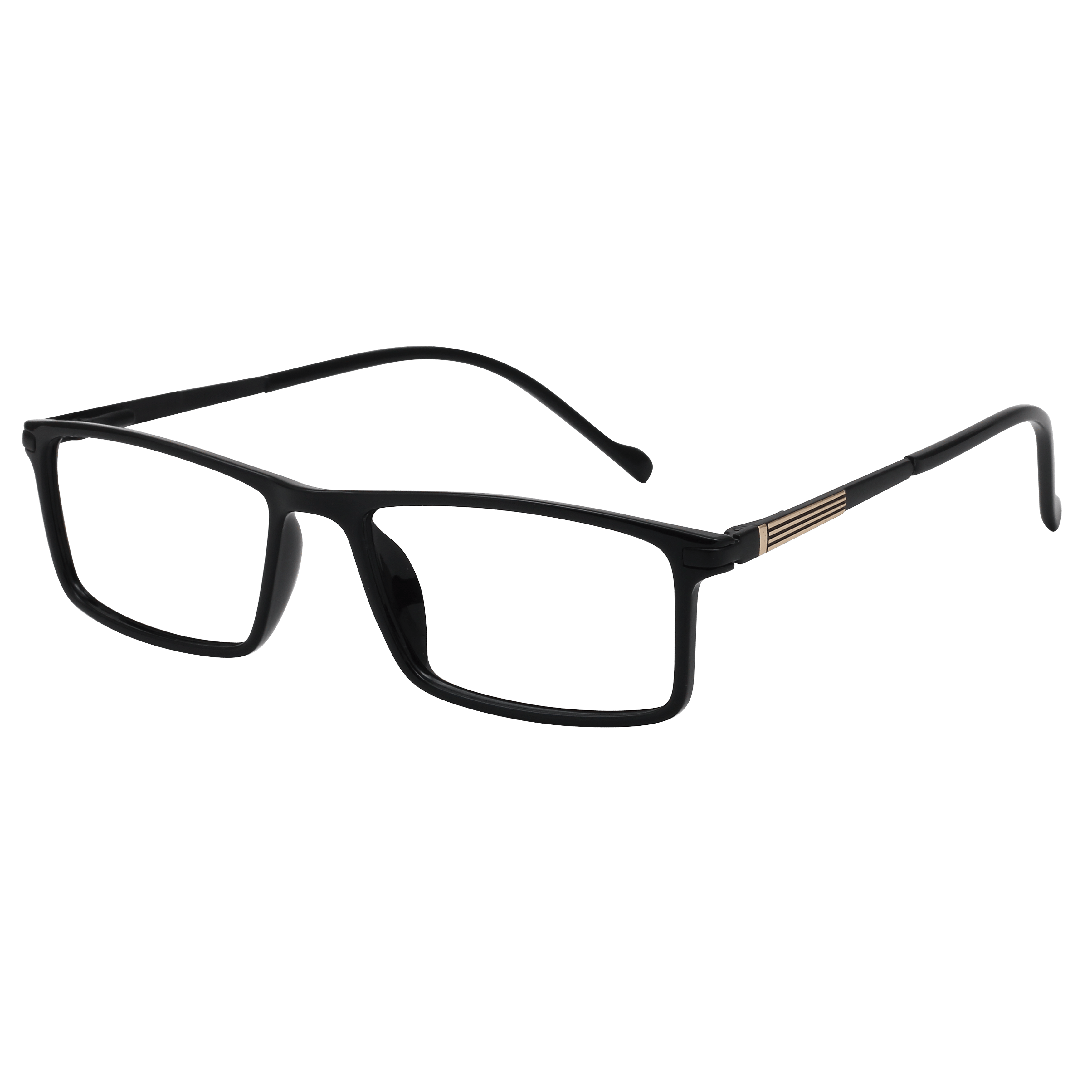 Inspira 19335 Frame Black Unisex Full Metal Frame — Black frame — view 2