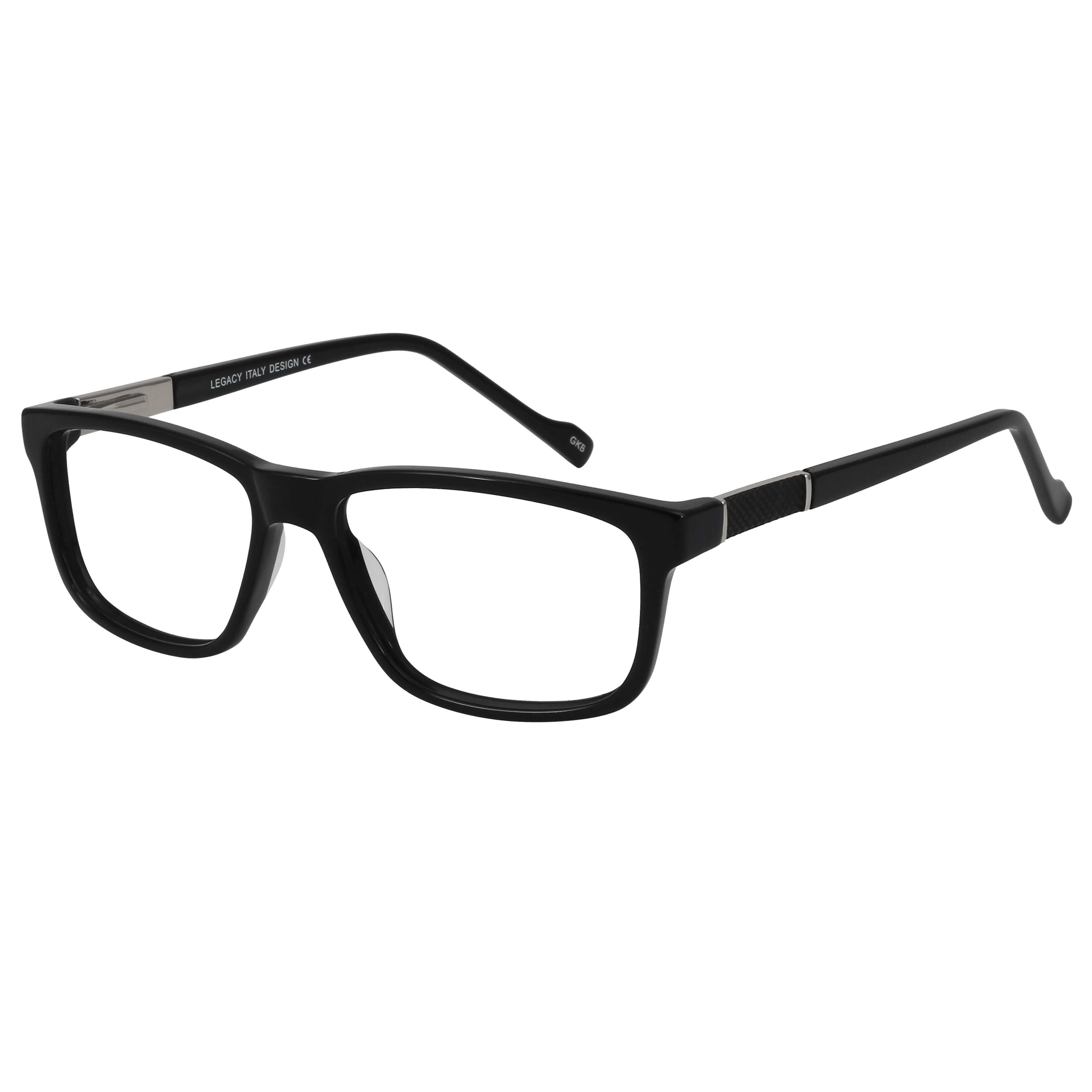 Inspira 1615N Frame Black Male Full Metal Frame — Black frame — view 2