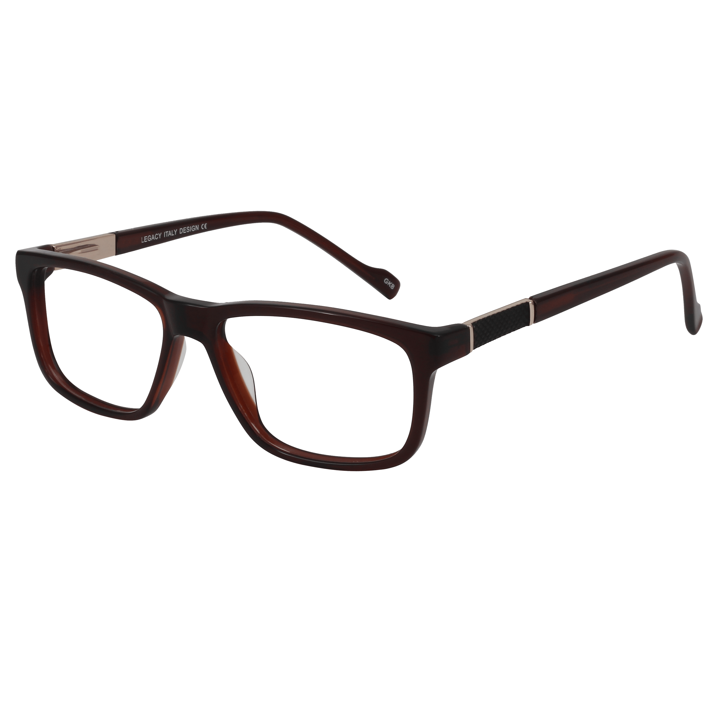 Inspira 1615N Frame Brown Male Full Metal — Brown frame
