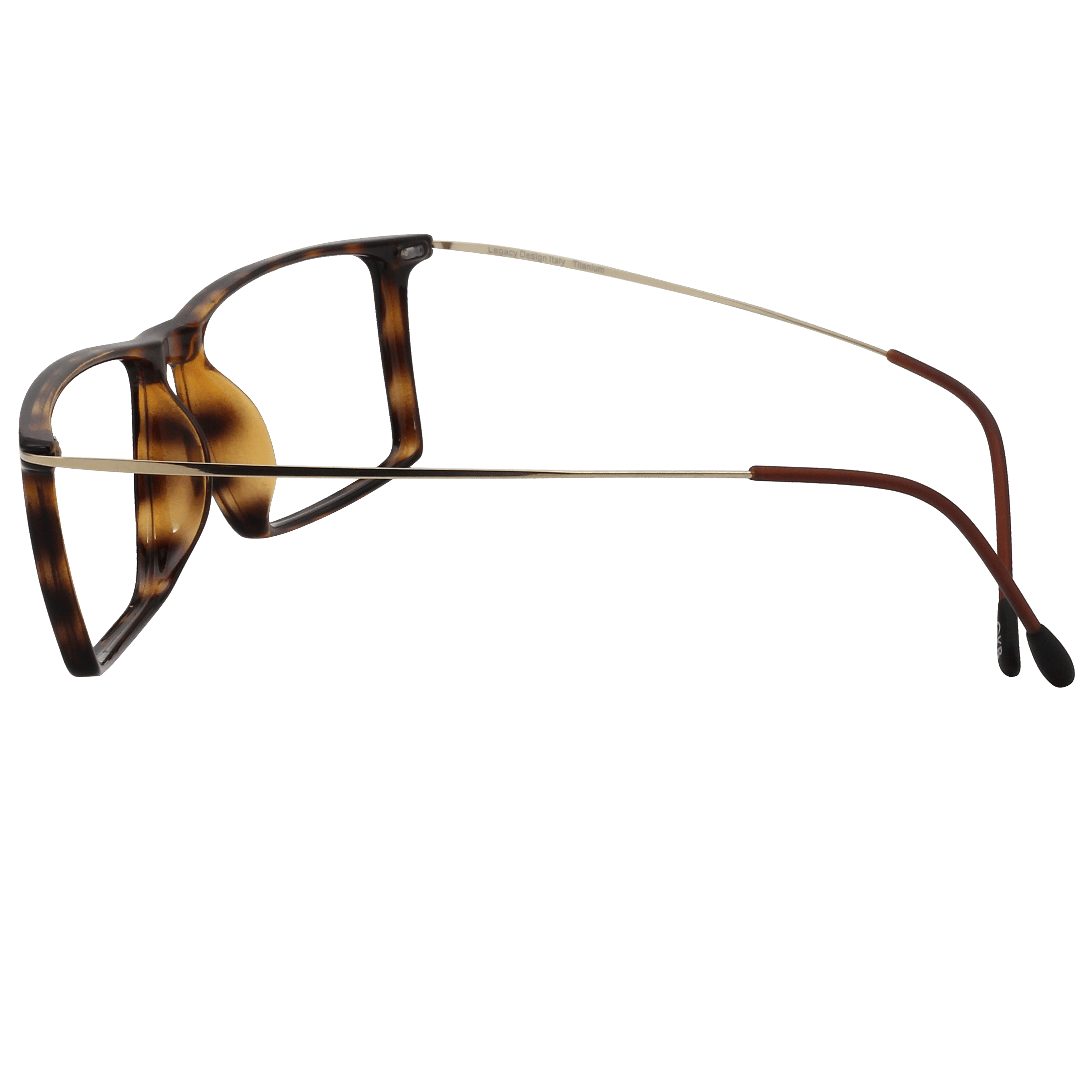 Inspira 3518HG Frame Tortoise Male Full Titanium Frame — Tortoise frame — view 6