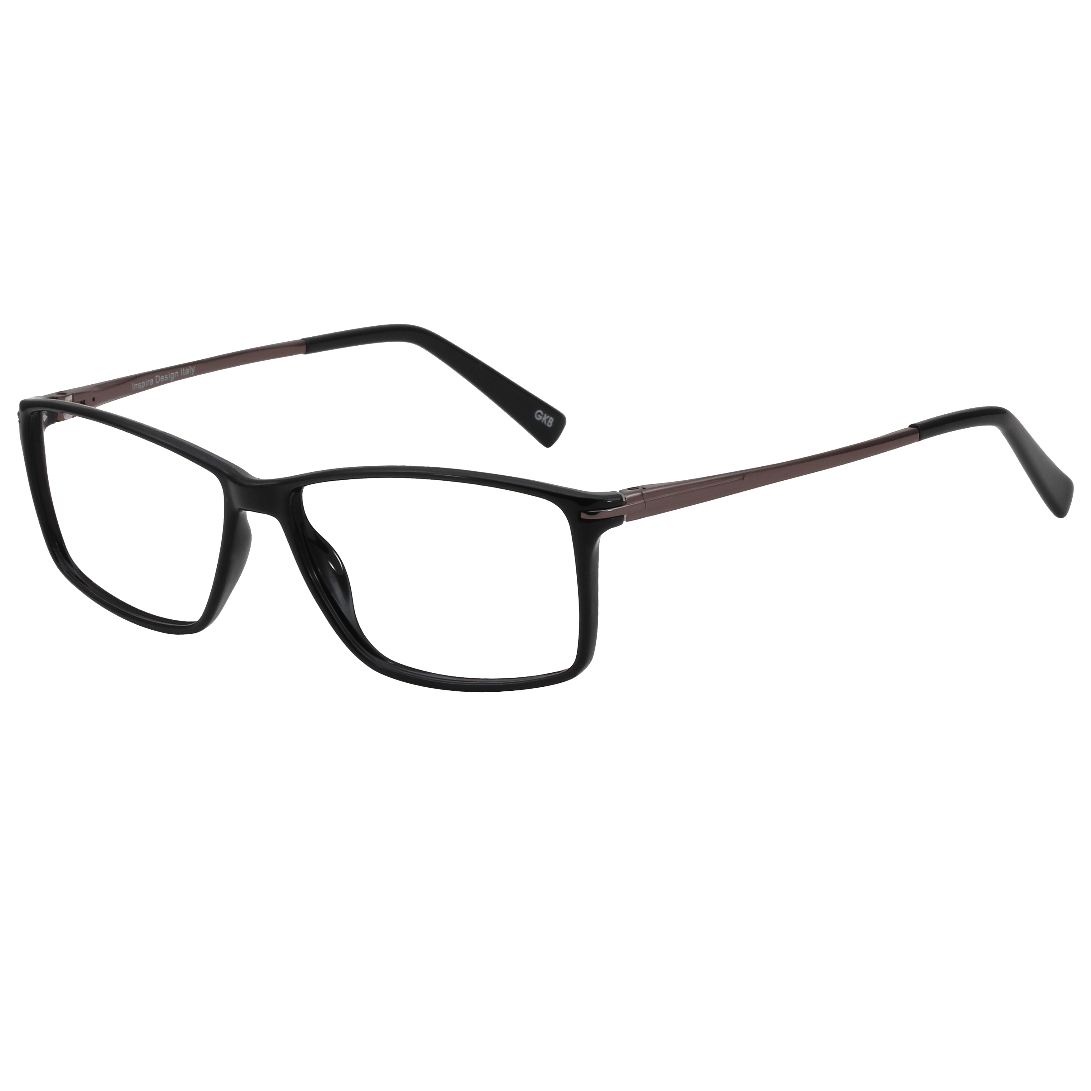 Inspira 3918HG Frame Black Male Full Metal Frame — Black frame — view 2