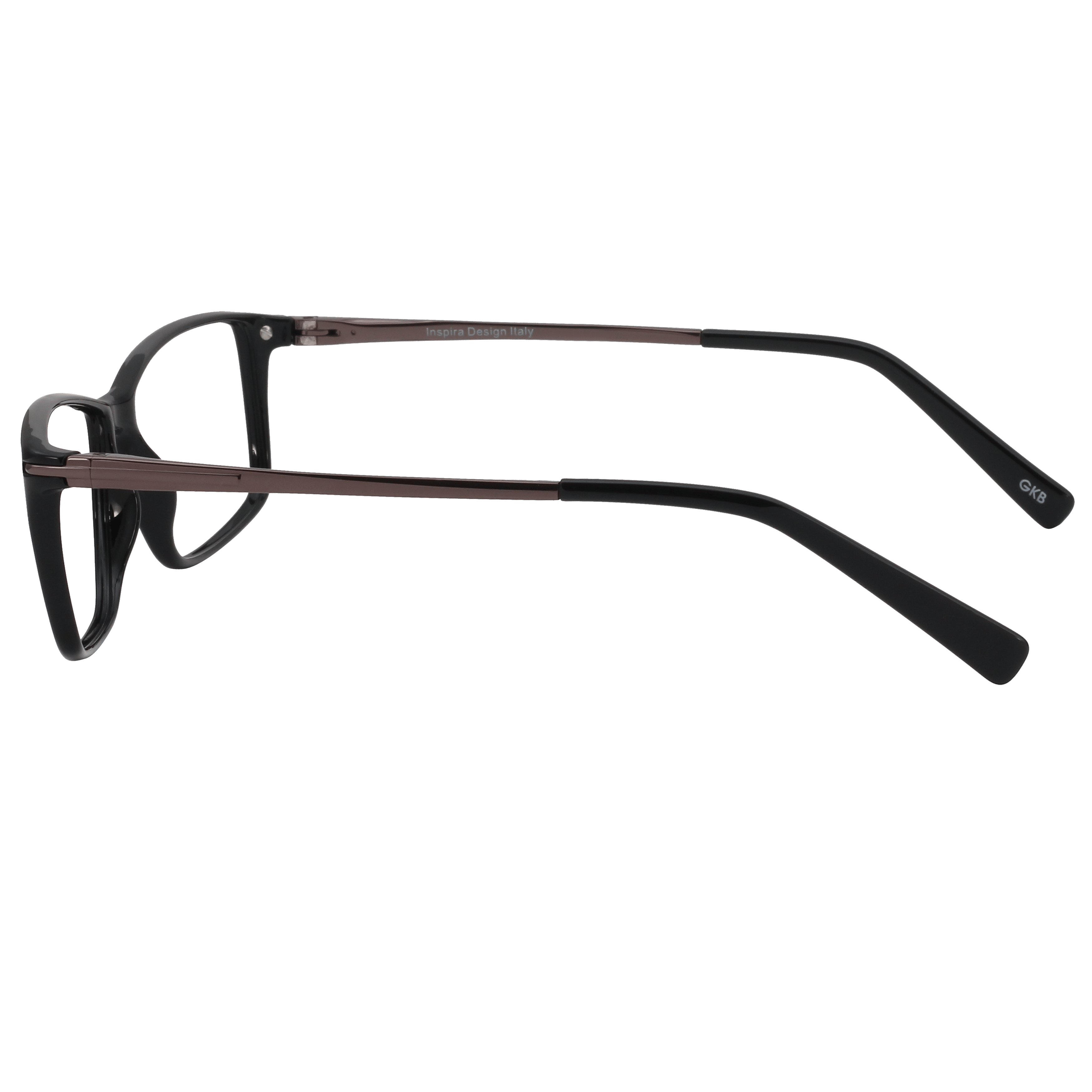 Inspira 3918HG Frame Black Male Full Metal Frame — Black frame — view 6