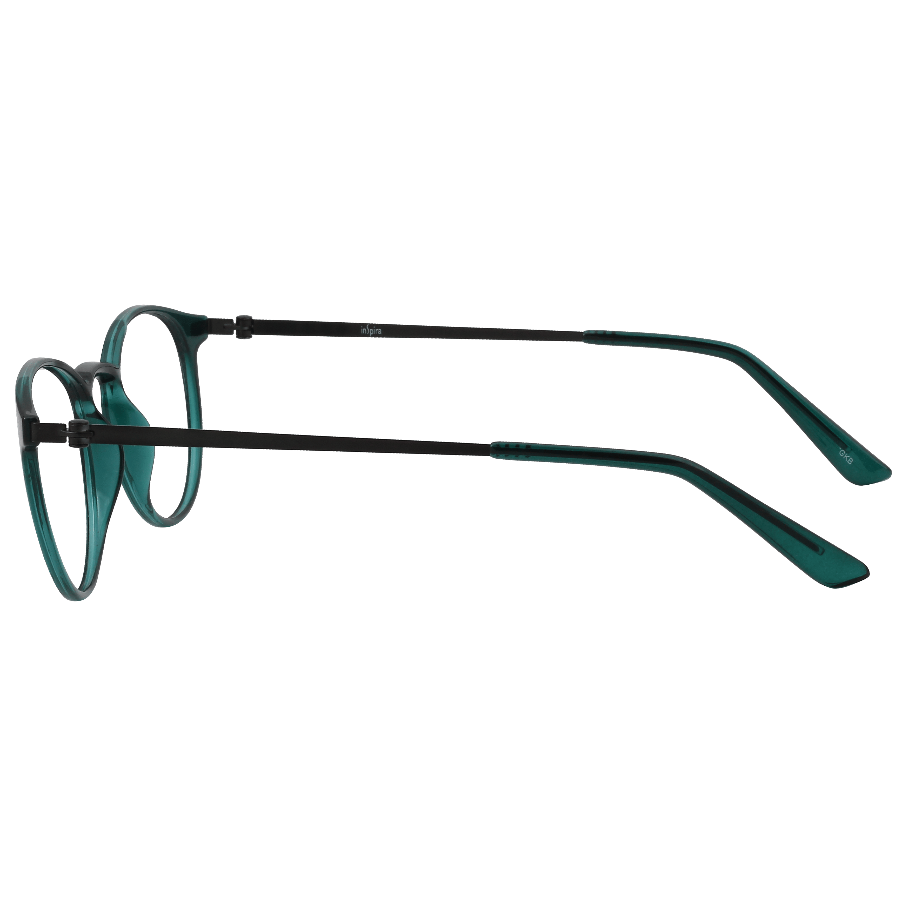 Inspira 1819D Frame Green Unisex Full Metal Frame — Green frame — view 6