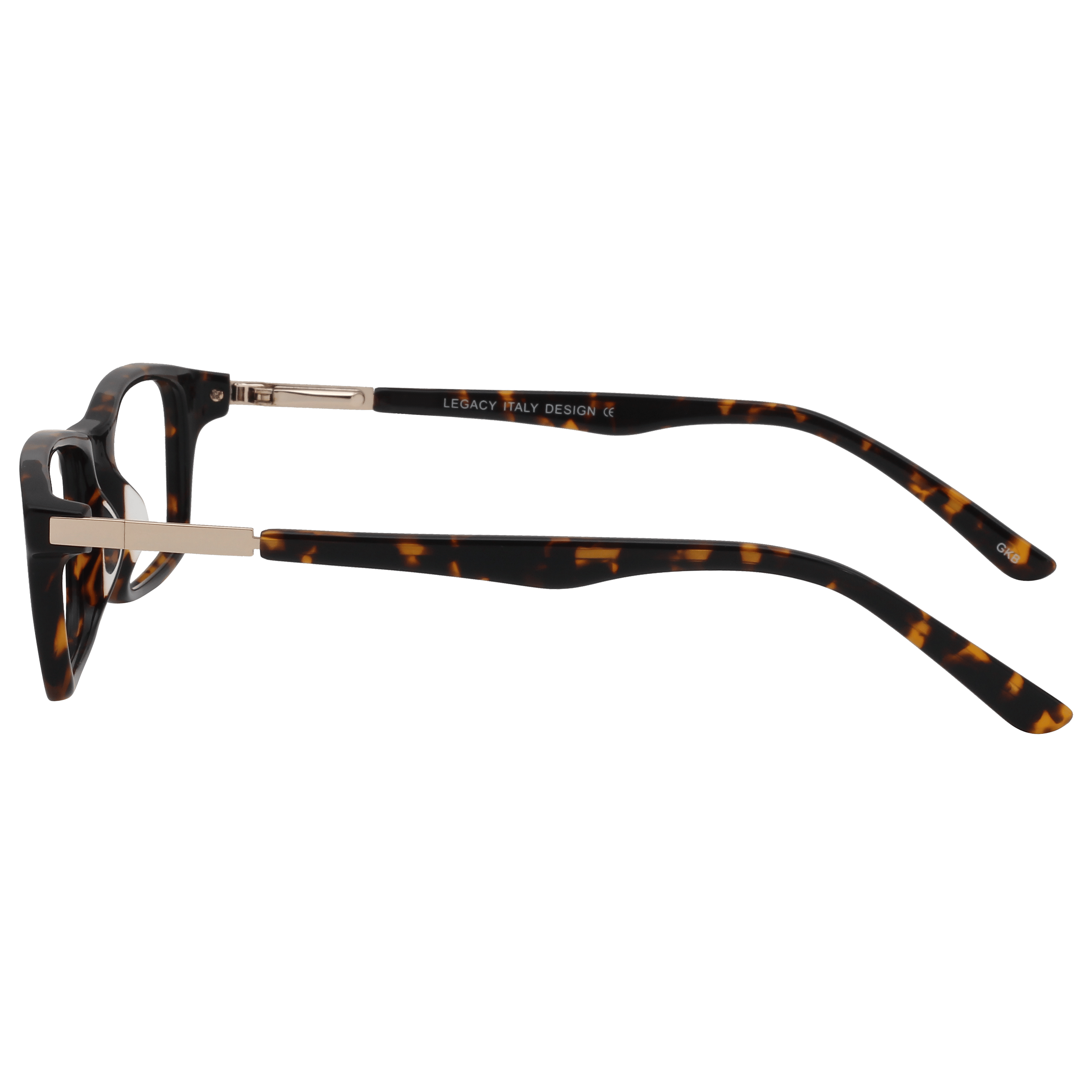 Inspira 9061 Frame Tortoise Male Full Metal Frame — Tortoise frame — view 3