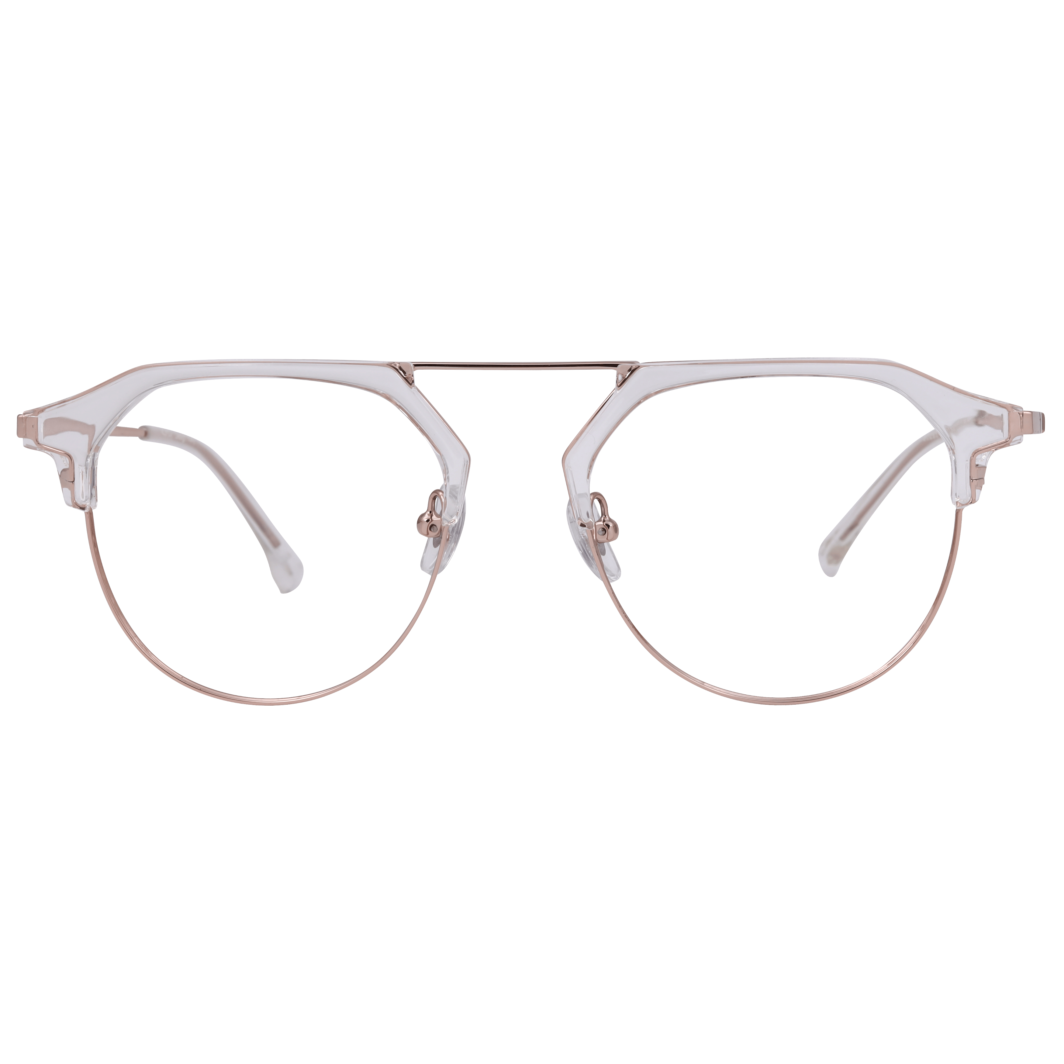 Inspira 50295 Frame Transparent Unisex Full Metal Frame — Transparent frame — view 2
