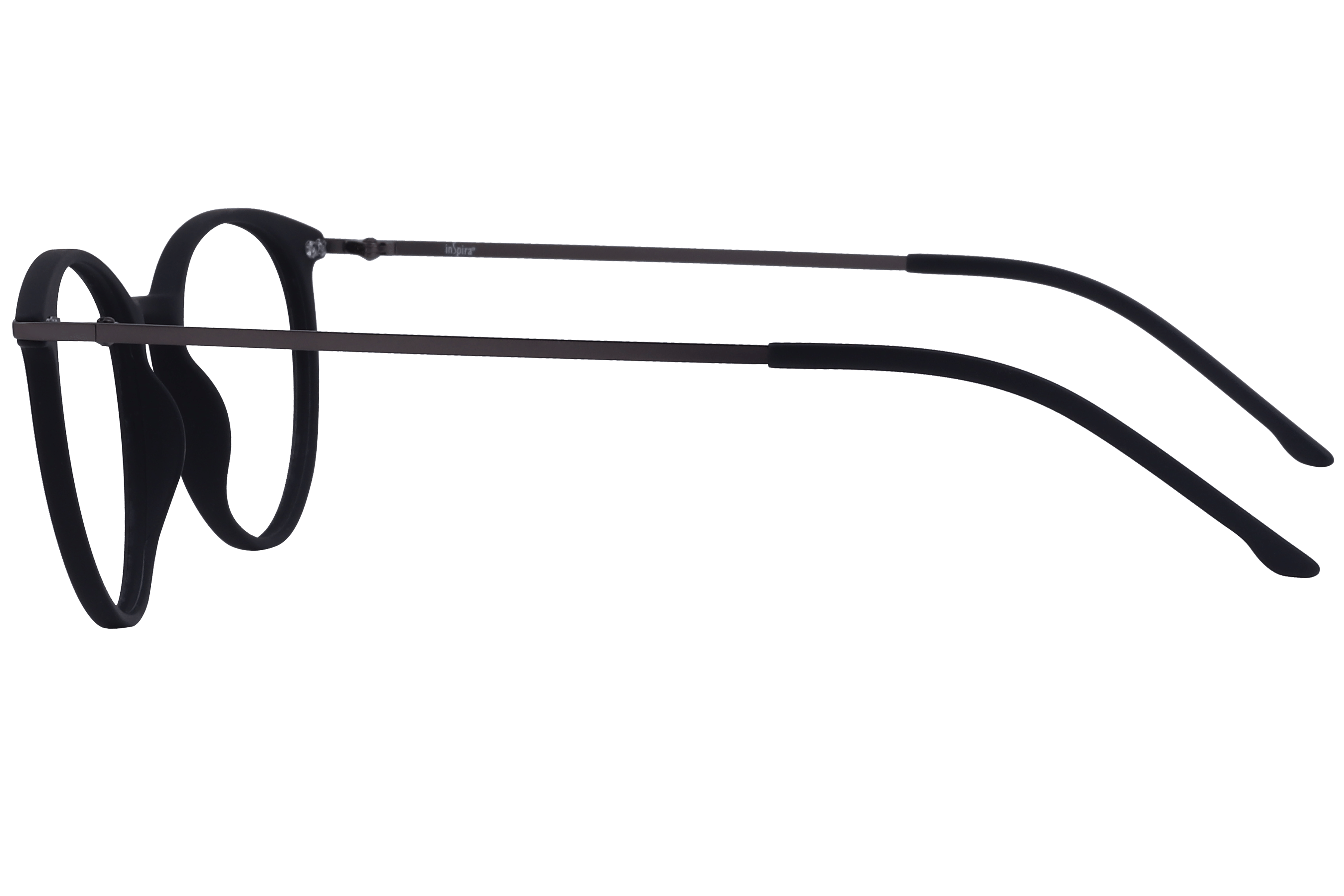 Inspira 6541 Frame Black Unisex Full Metal Frame — view 3