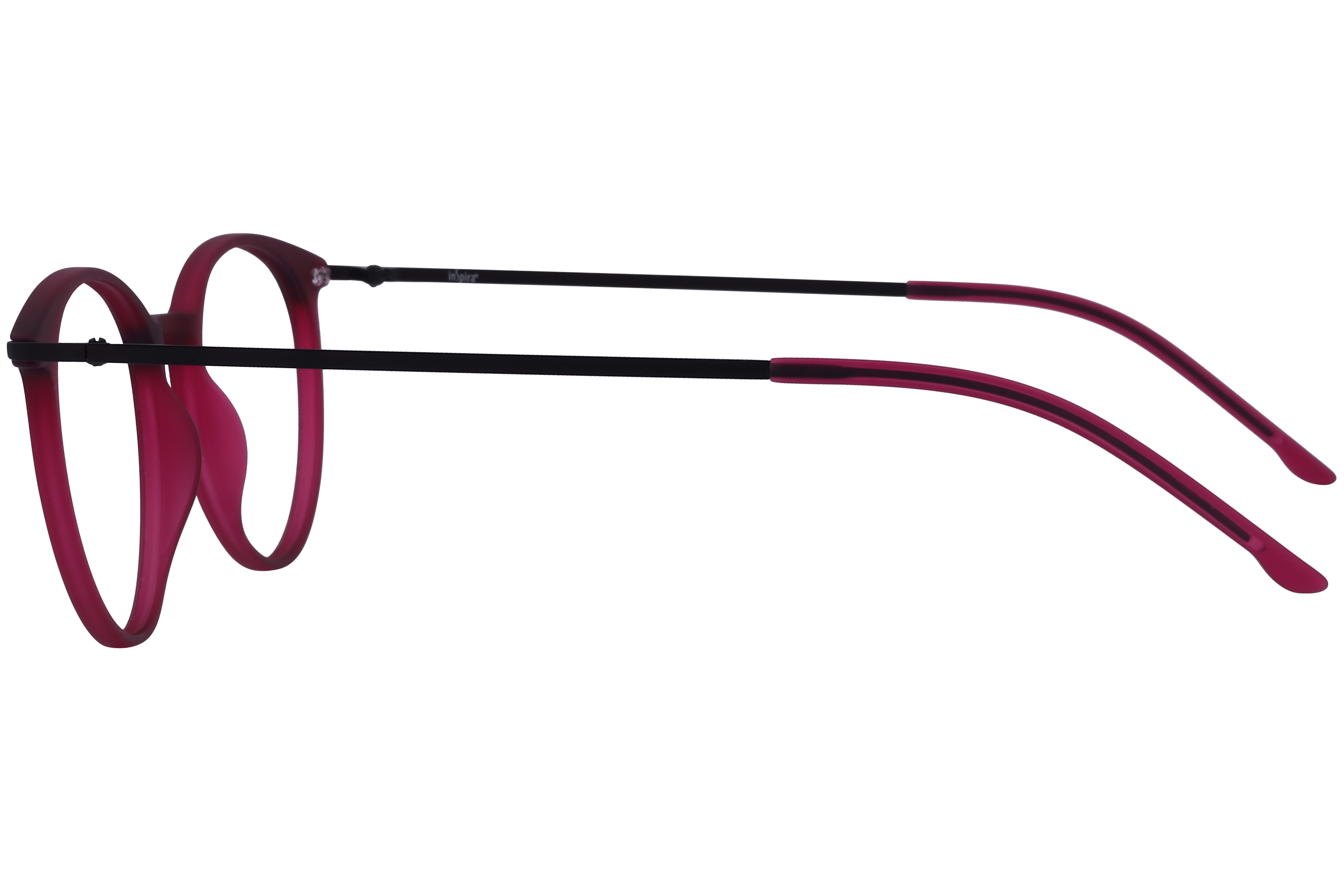 Inspira 6541 Frame Pink Unisex Full Metal Frame — Pink frame — view 3