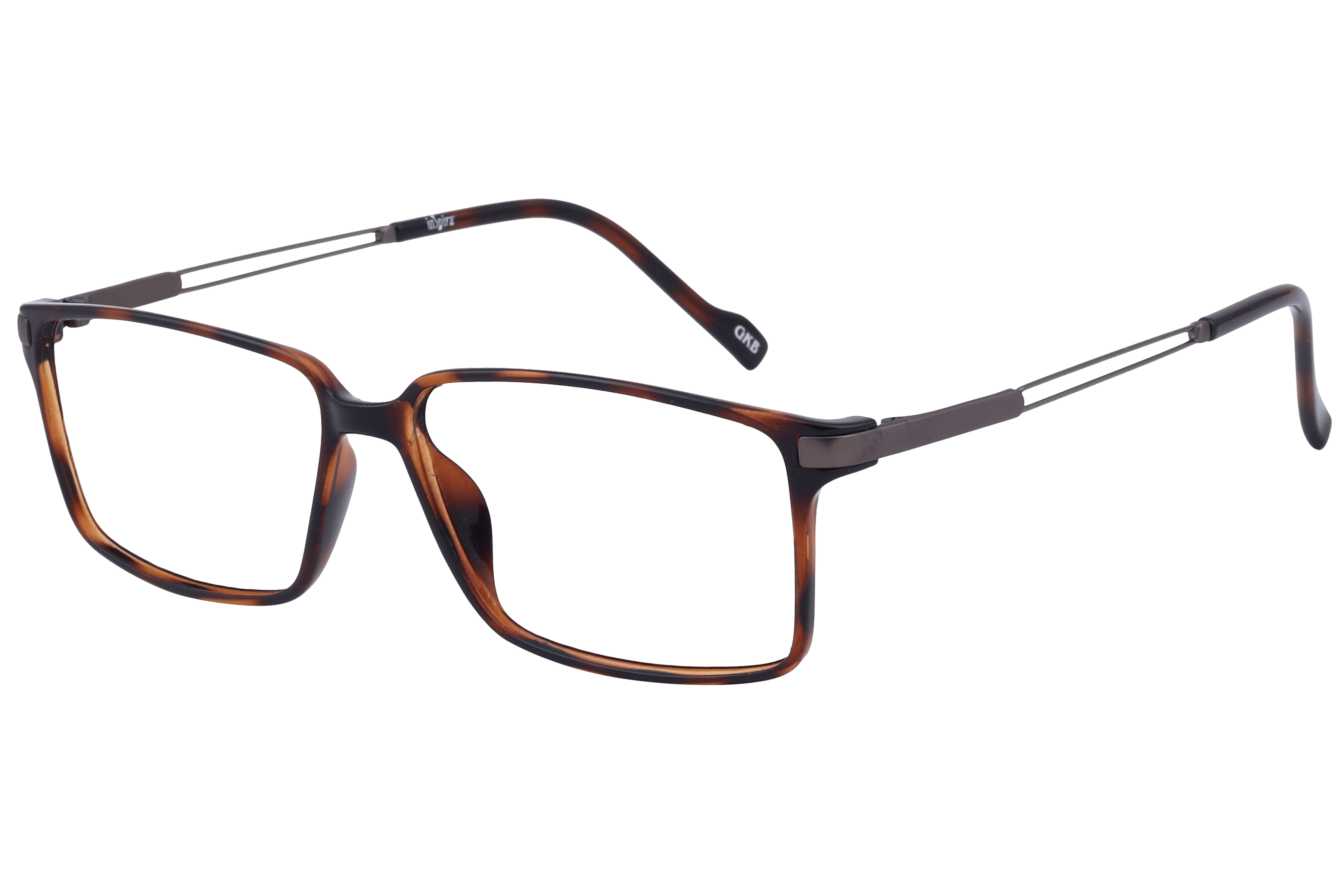 Inspira 6601 Frame Tortoise Male Full Metal — Tortoise frame
