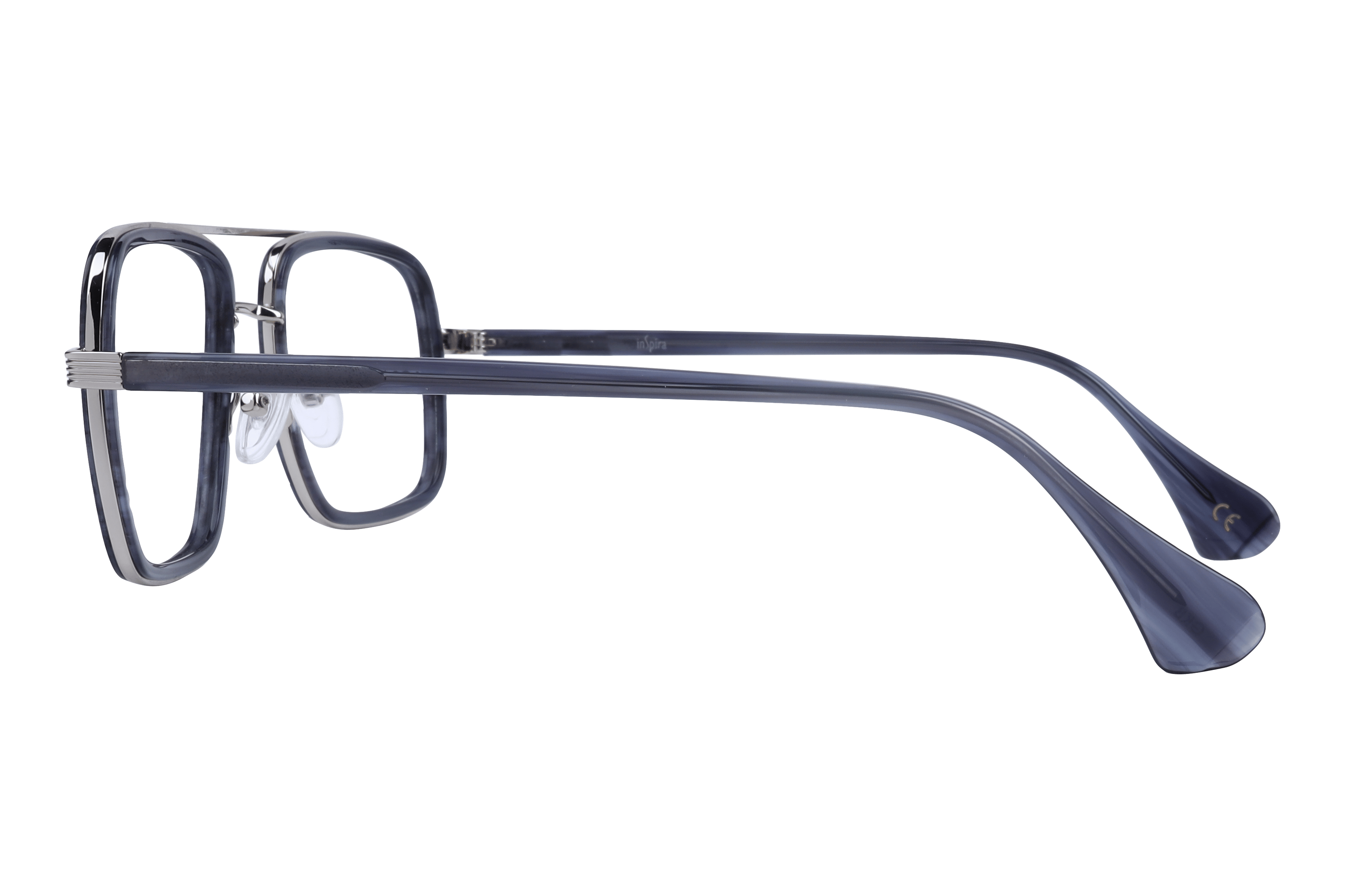 Inspira AS6442 Frame Blue Male Full Shell Frame — Blue frame — view 3