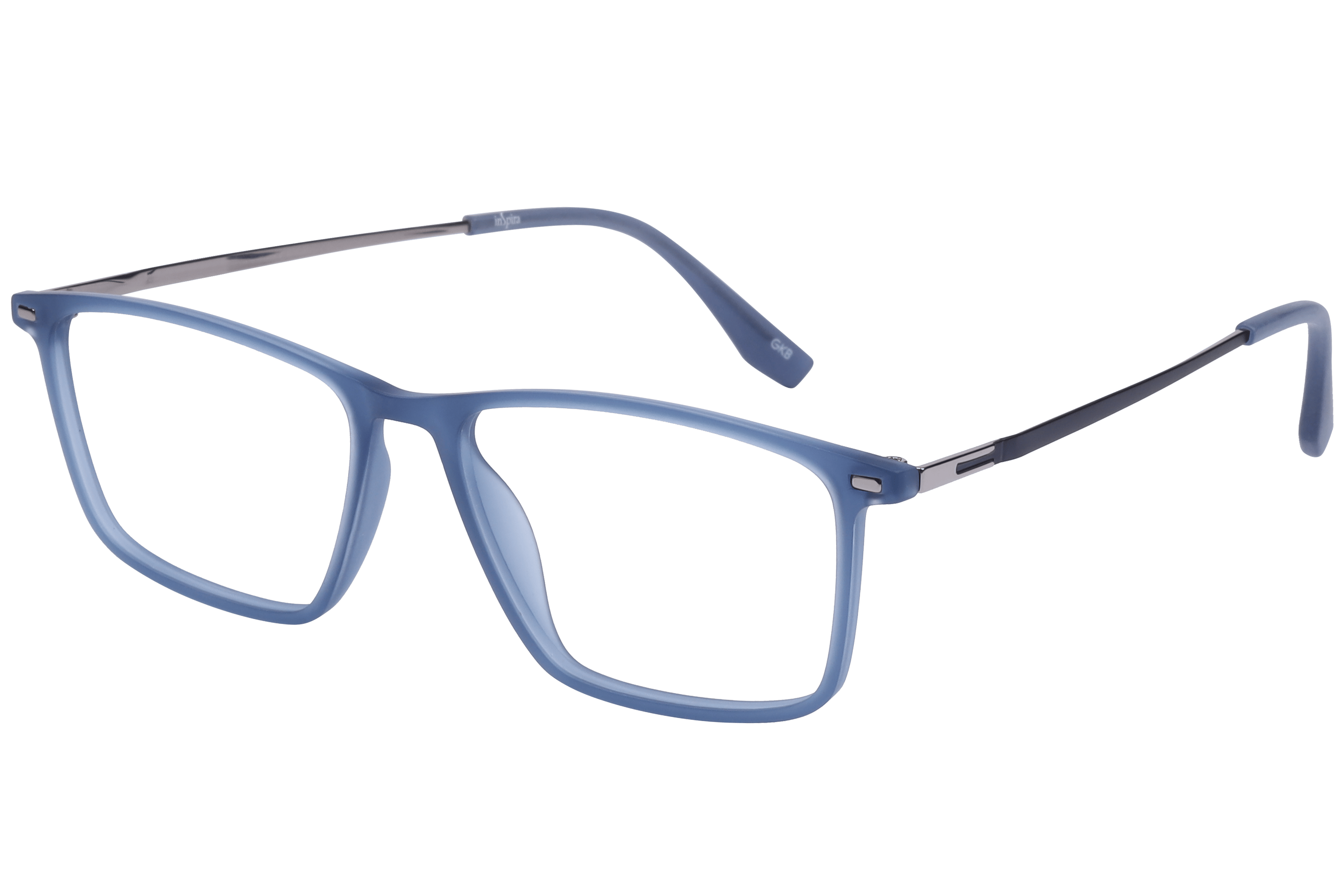 Inspira EC-4-491 Frame Matt Blue Male Full Metal — Matt Blue frame