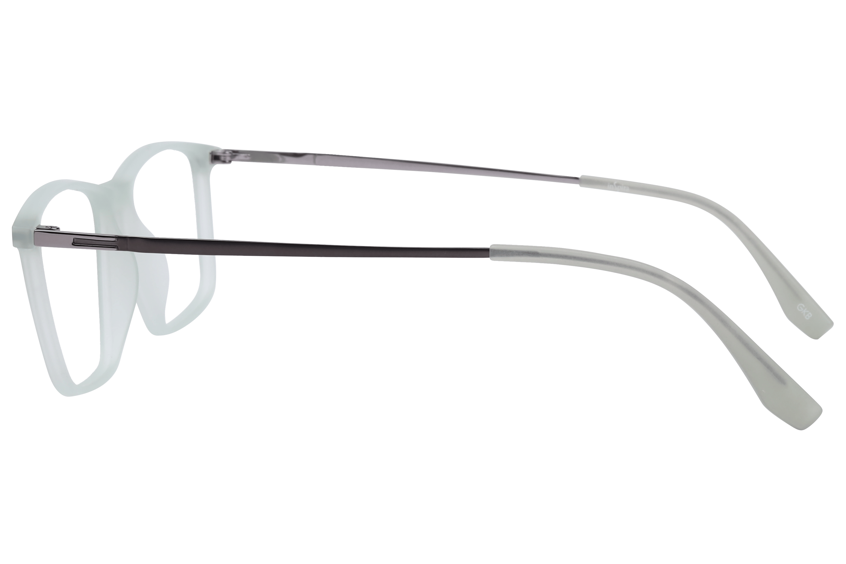 Inspira EC-4-491 Frame Matt Green Male Full Metal Frame — Matt Green frame — view 3