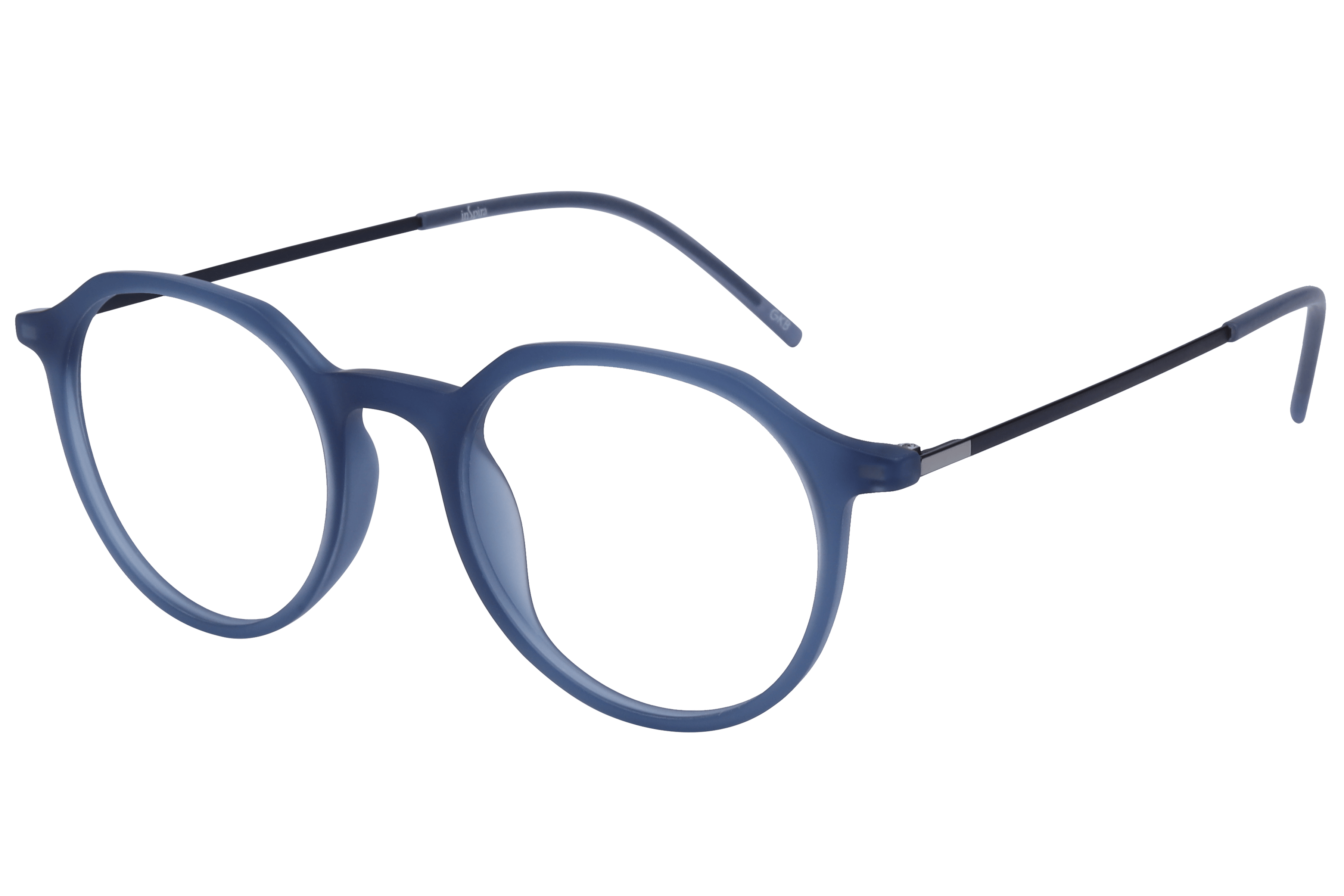 Inspira EC-4-497 Frame Matt Blue Unisex Full Metal — Matt Blue frame