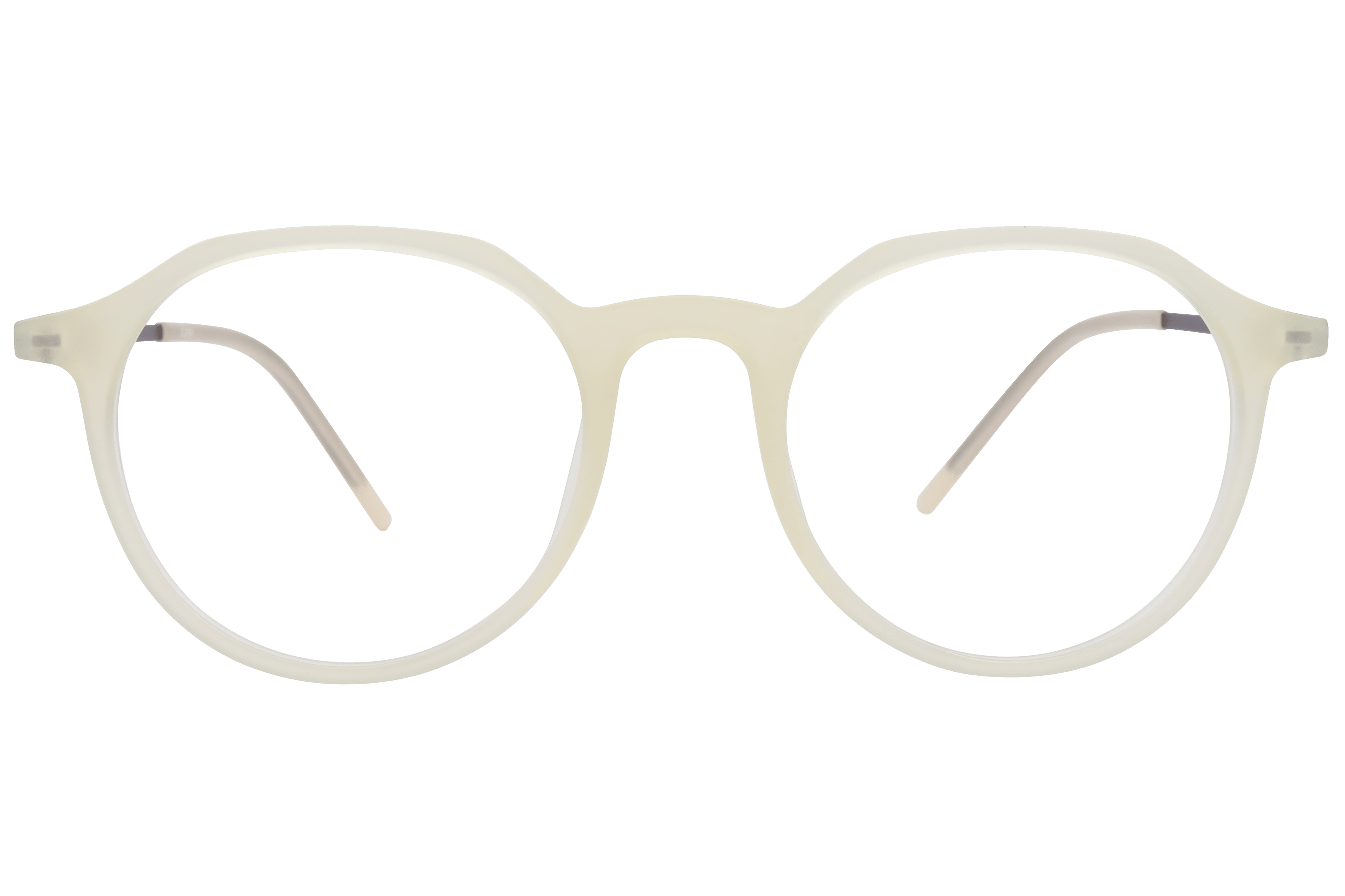 Inspira EC-4-497 Frame Matt Yellow Unisex Full Metal Frame — Matt Yellow frame — view 2