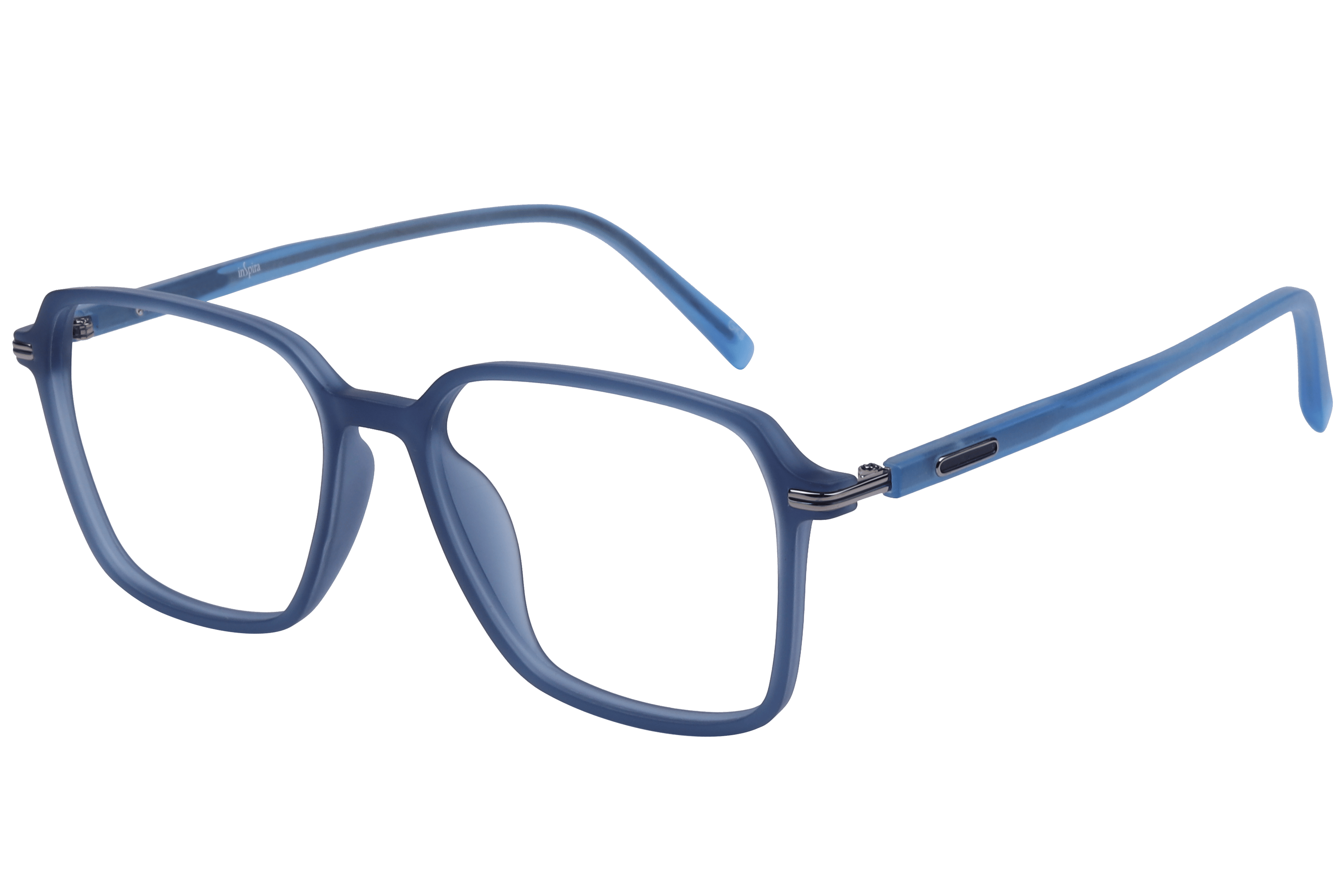 Inspira EC-4-493 Frame Matt Blue Unisex Full Metal — Matt Blue frame