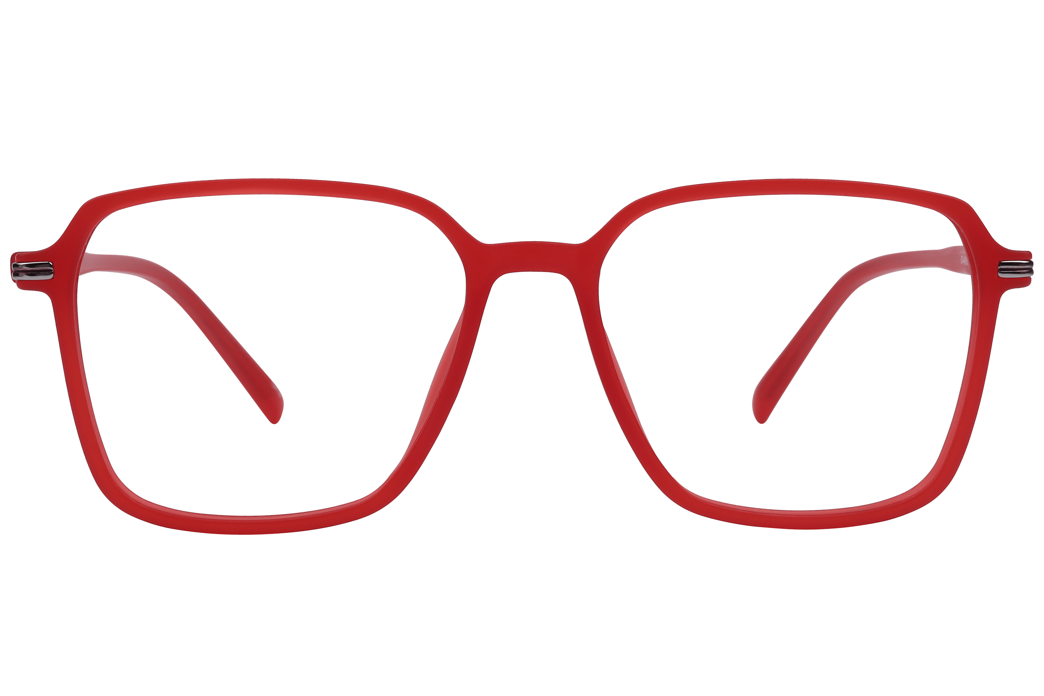 Inspira EC-4-493 Frame Matt Red Unisex Full Metal Frame — Matt Red frame — view 2