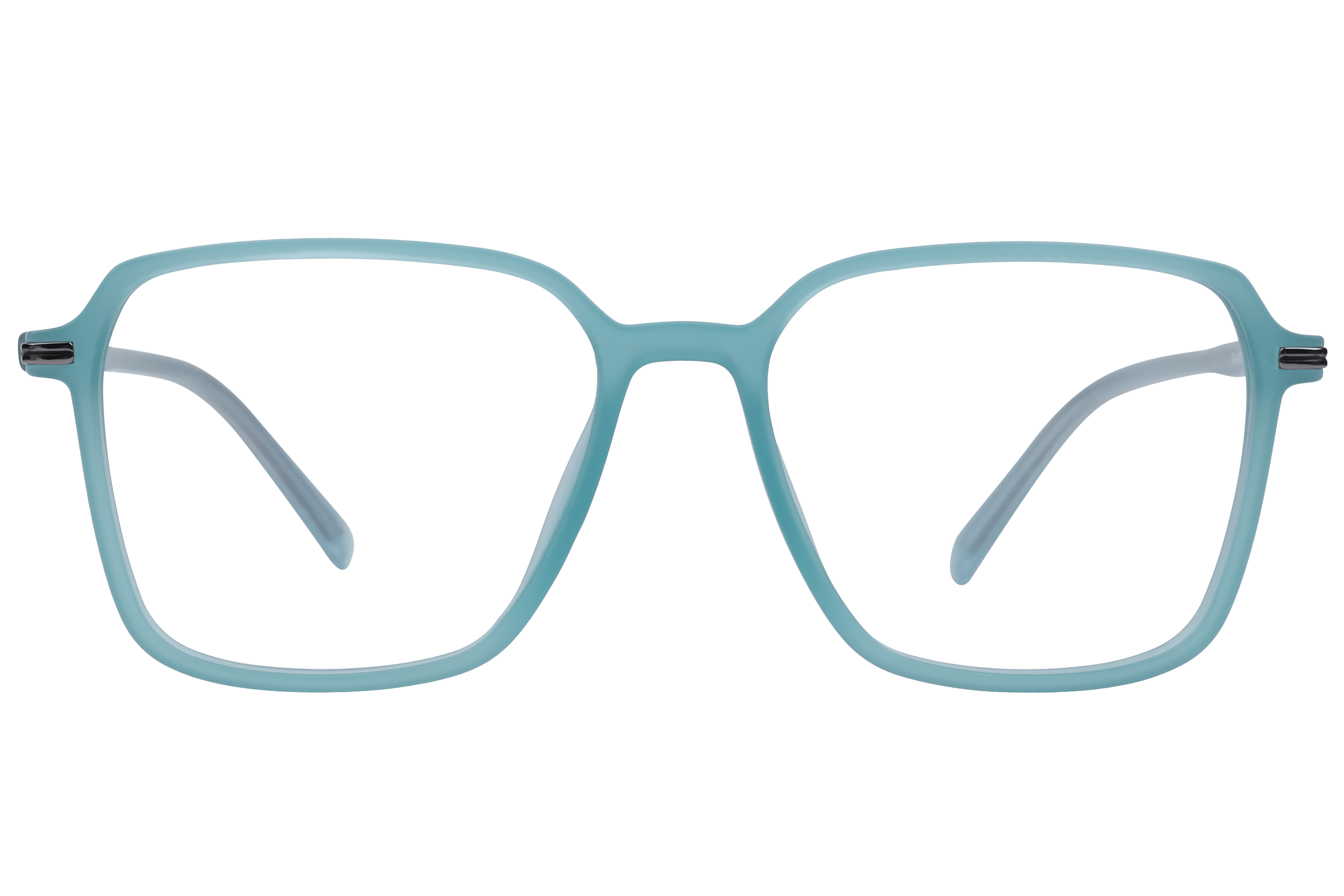 Inspira EC-4-493 Frame Matt Green Unisex Full Metal Frame — Matt Green frame — view 2