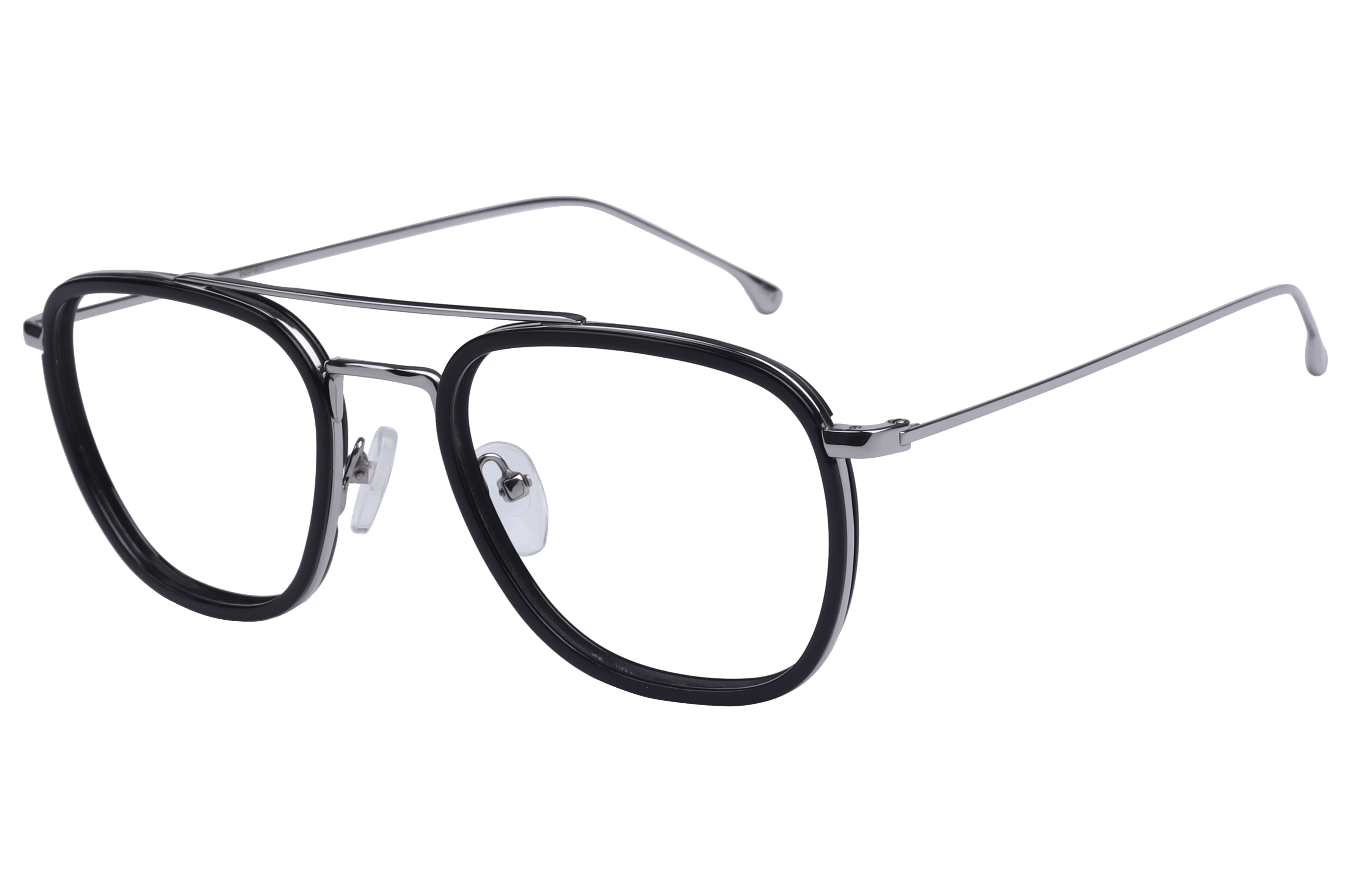 Inspira AS6345 Frame Black Unisex Full Metal — Black frame