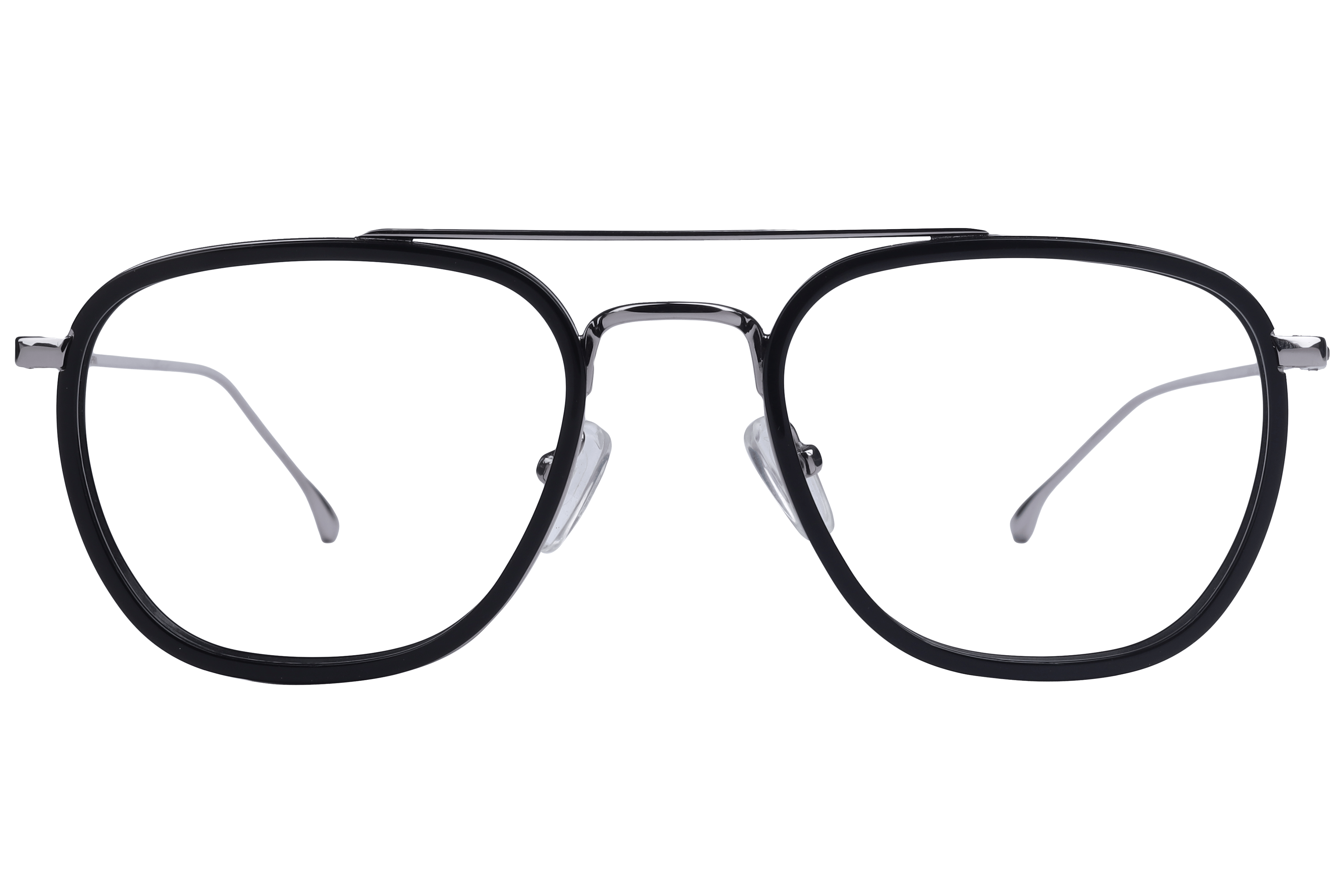 Inspira AS6345 Frame Black Unisex Full Metal Frame — Black frame — view 2