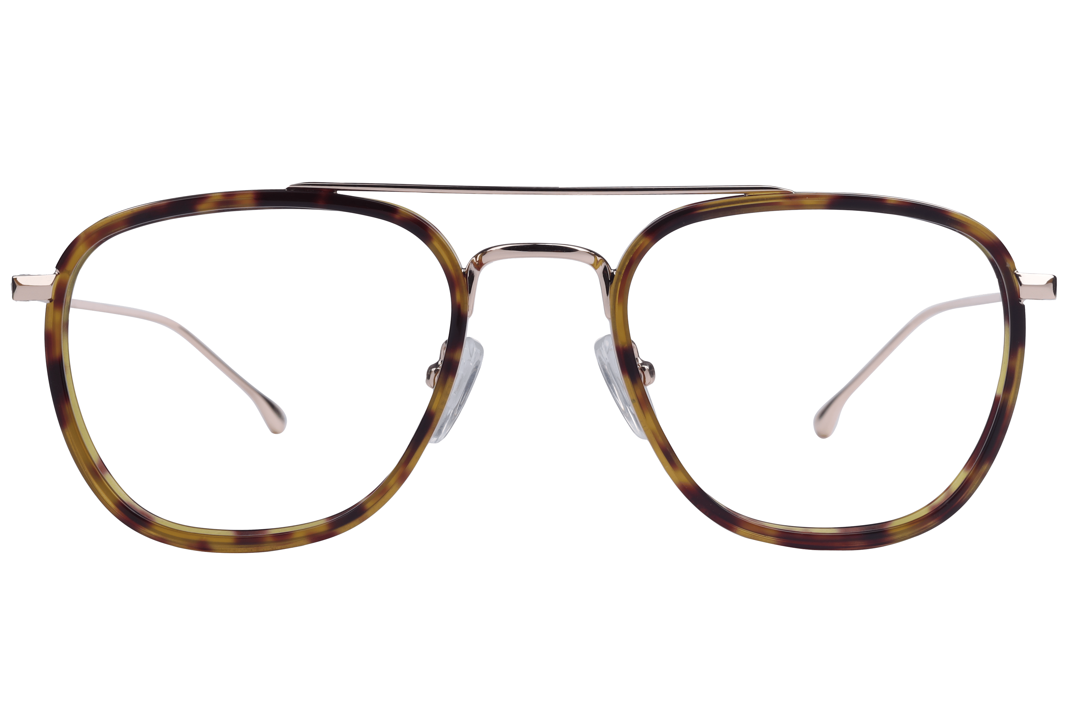 Inspira AS6345 Frame Havana Unisex Full Metal Frame — Havana frame — view 2