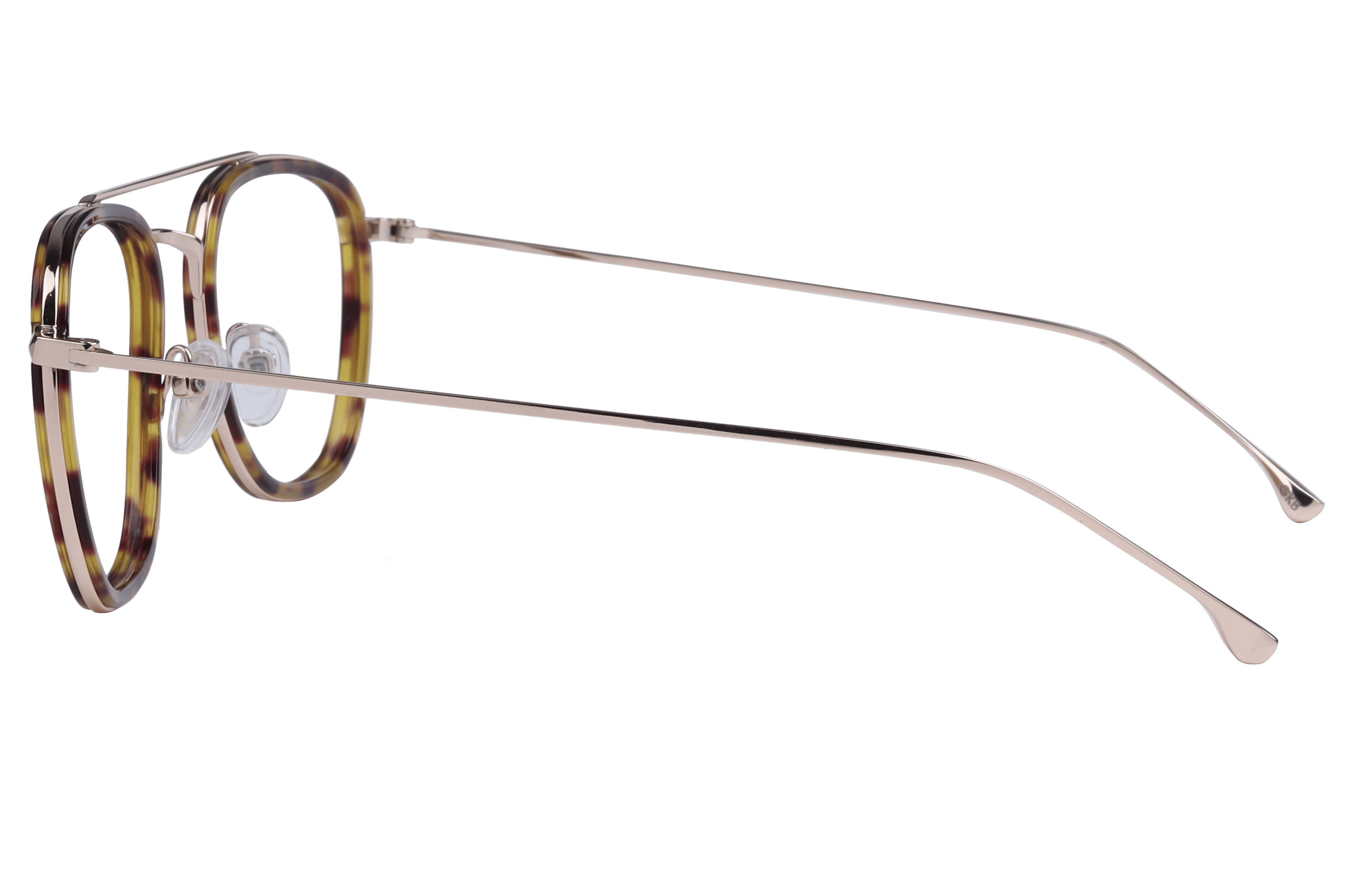 Inspira AS6345 Frame Havana Unisex Full Metal Frame — Havana frame — view 3